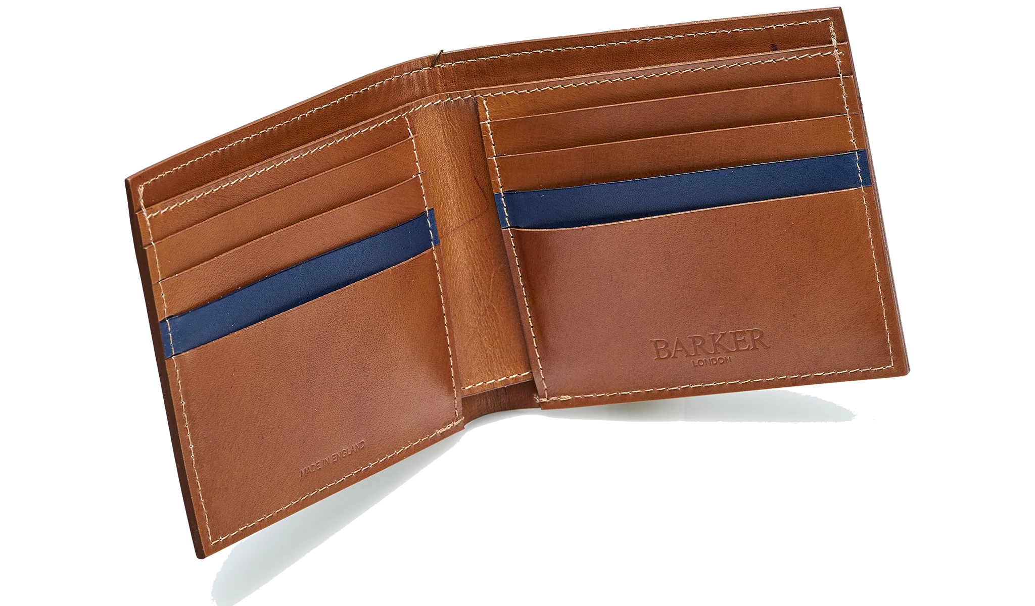 Bifold Wallet One Stripe - Antique Rosewood Calf - Image 2
