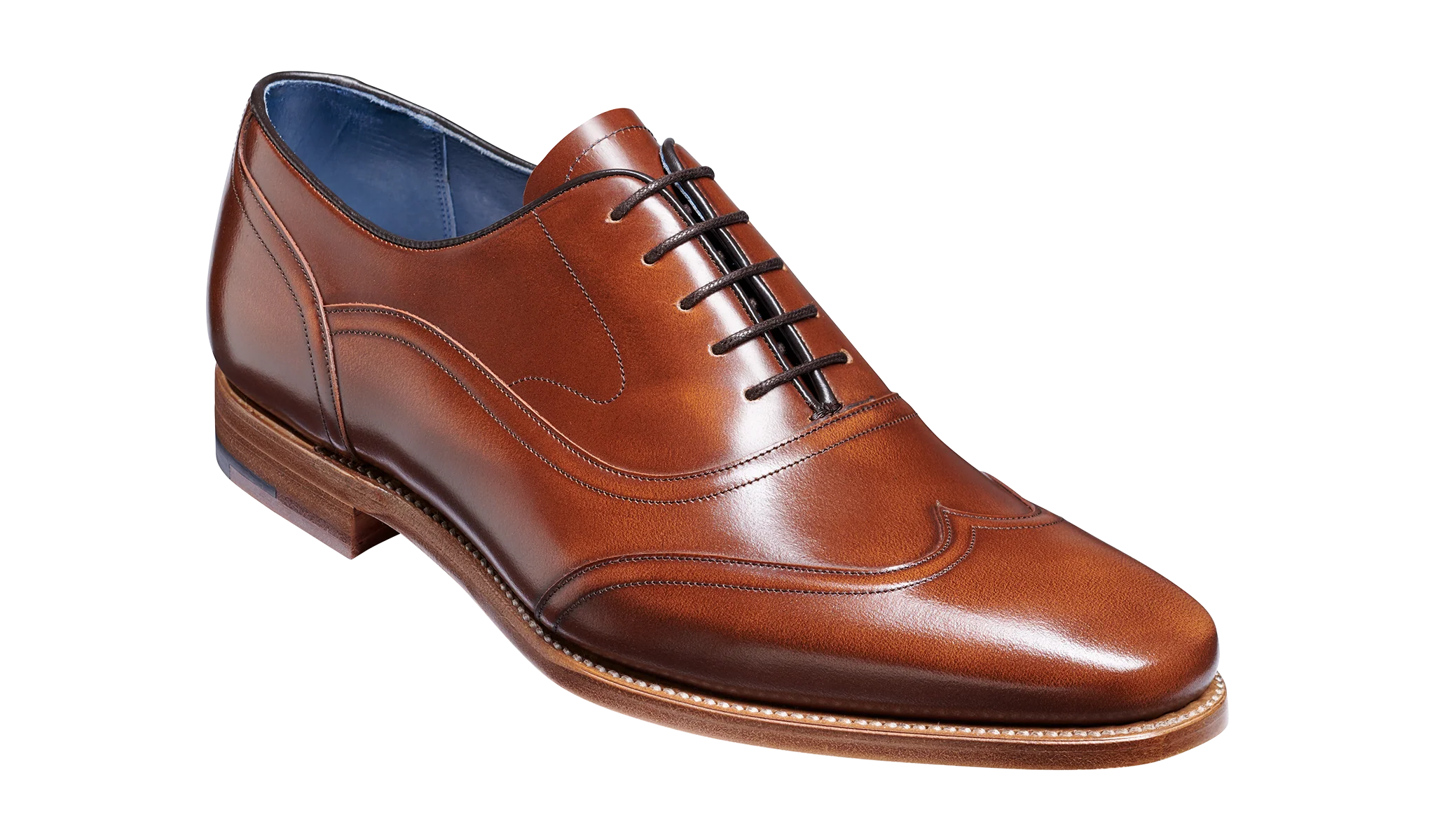 Arron - Cedar Hi Shine Oxford Brogue Shoe