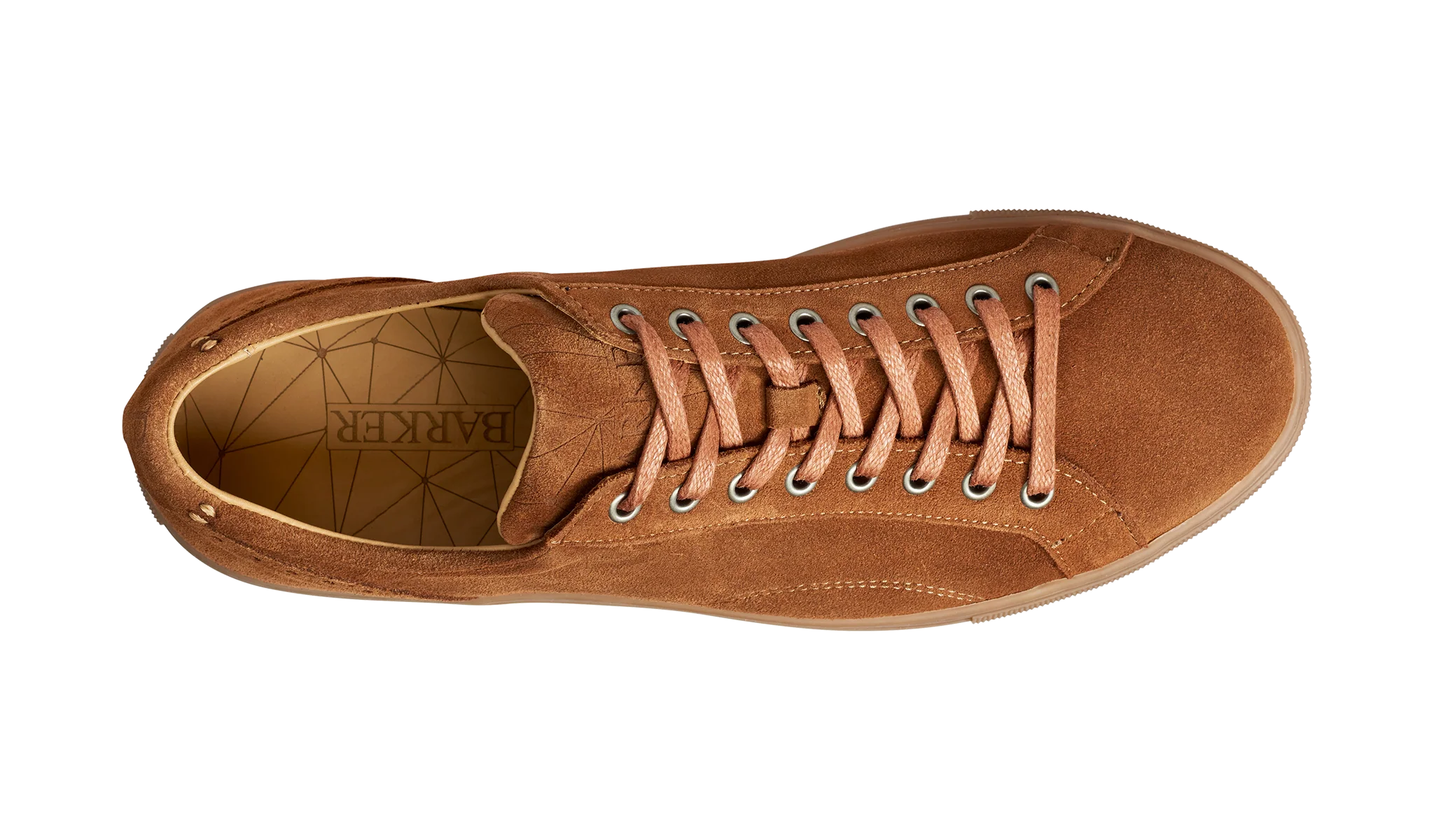 Axel - Snuff Suede Sneaker Rubber Sole Shoe - Image 3
