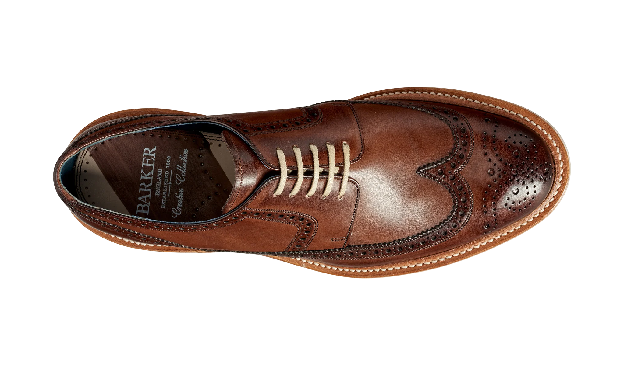 Bailey - Ebony Hand Painted - Derby Shoe Men - Image 3