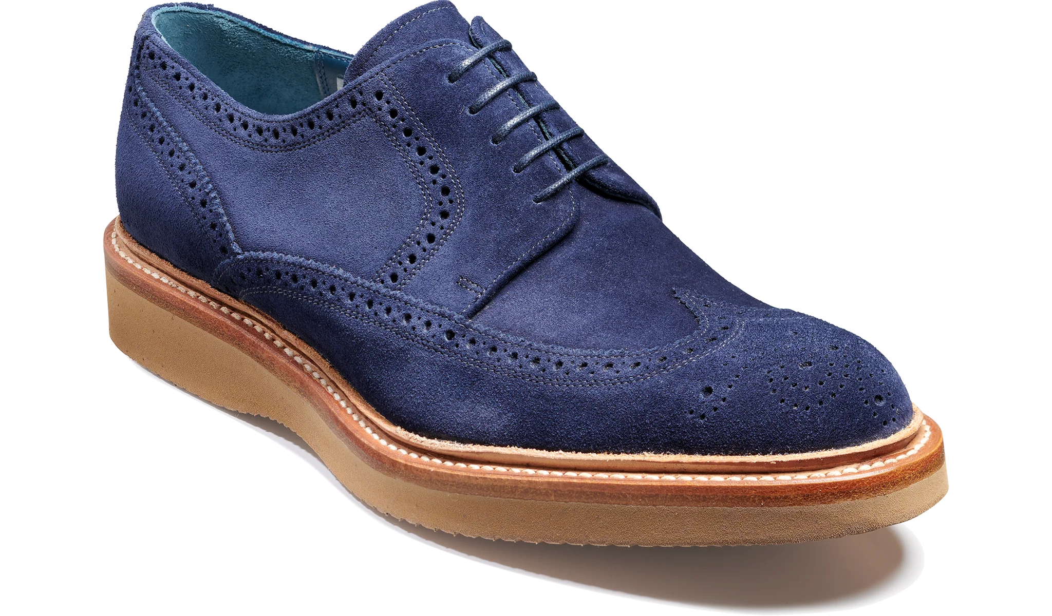 Bill - Navy Suede