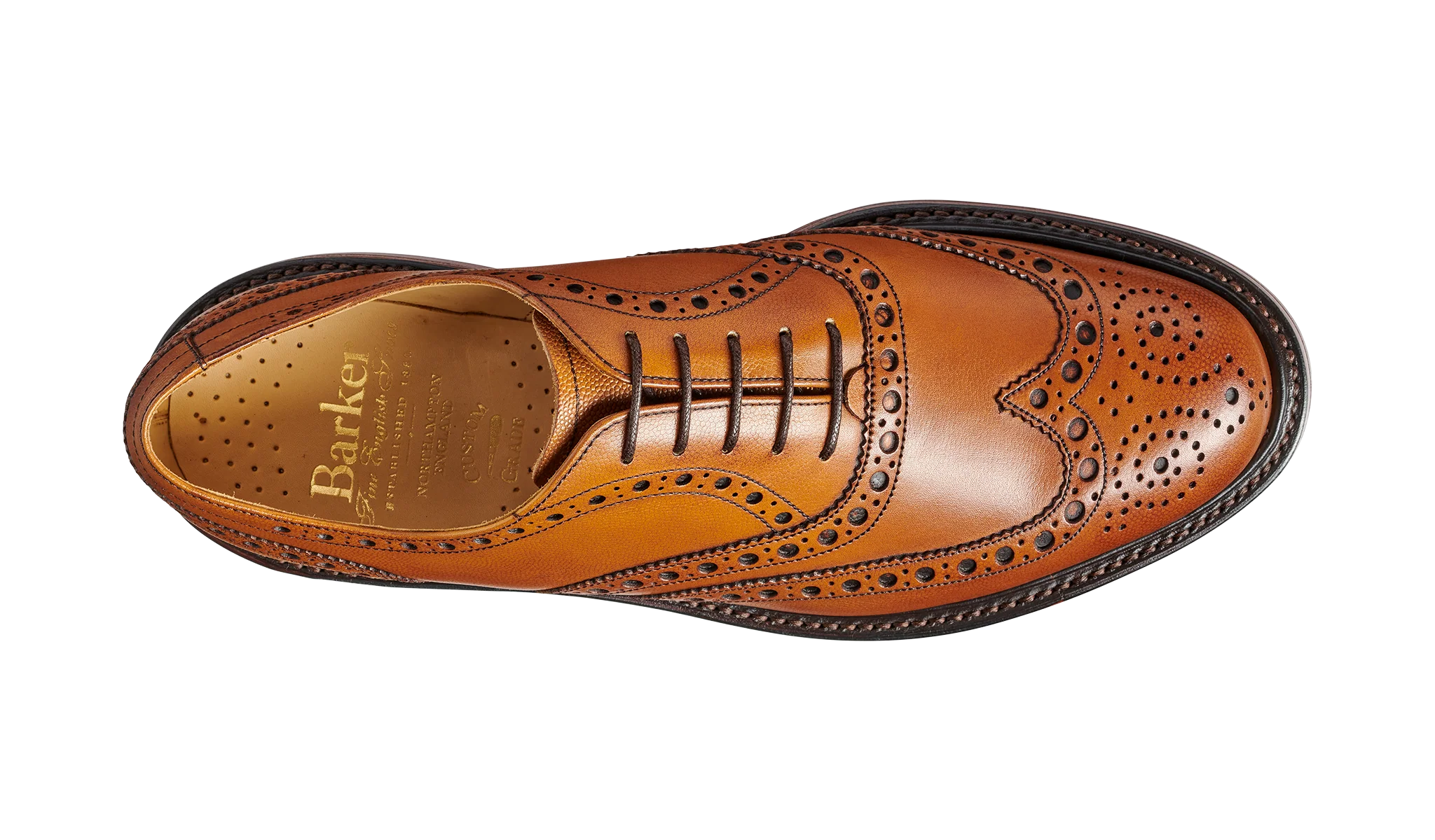 Charles - Cedar Fine Grain -  Brogue Shoe - Image 3