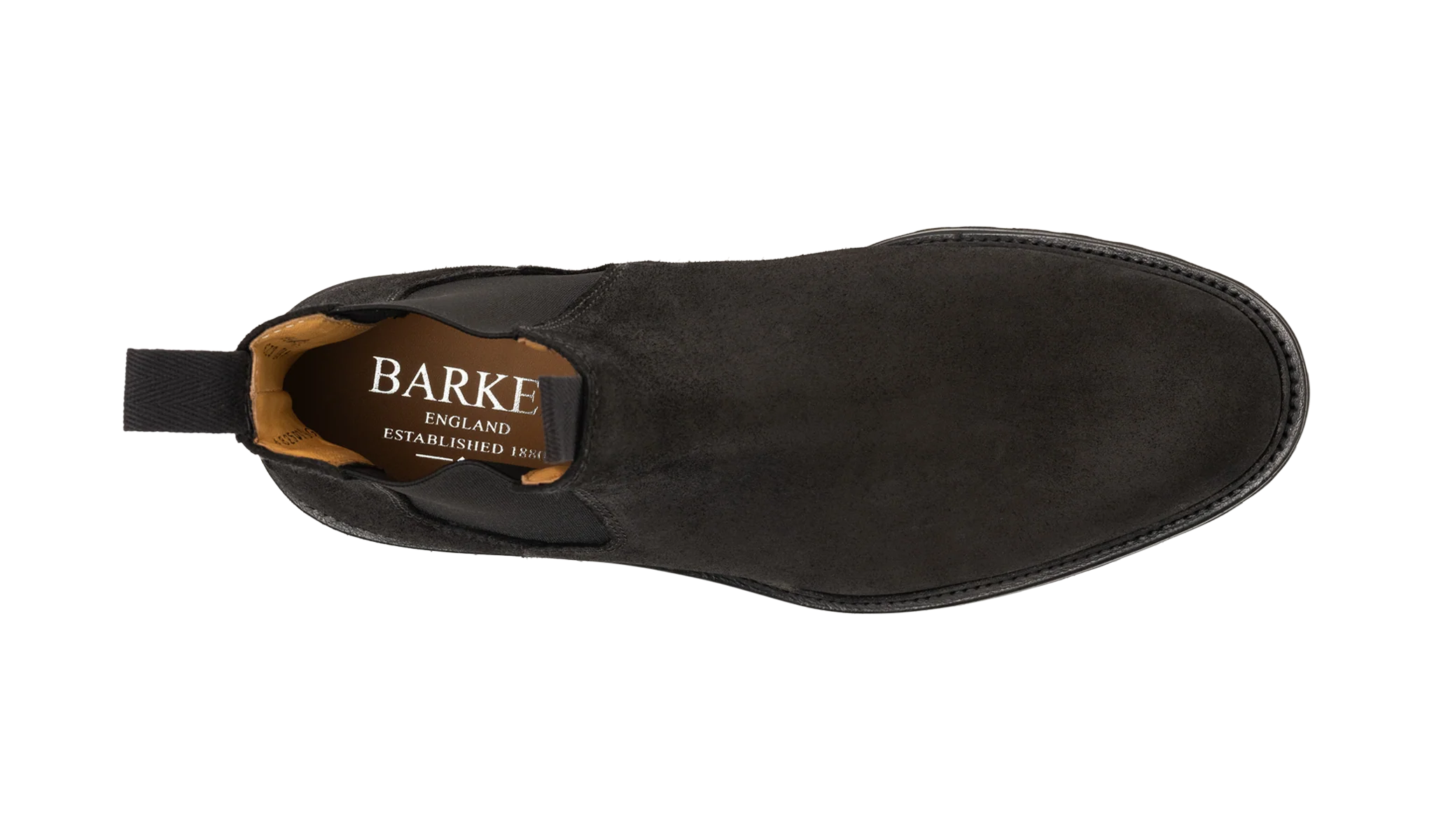Camborne - Black Waxy Suede - Image 2