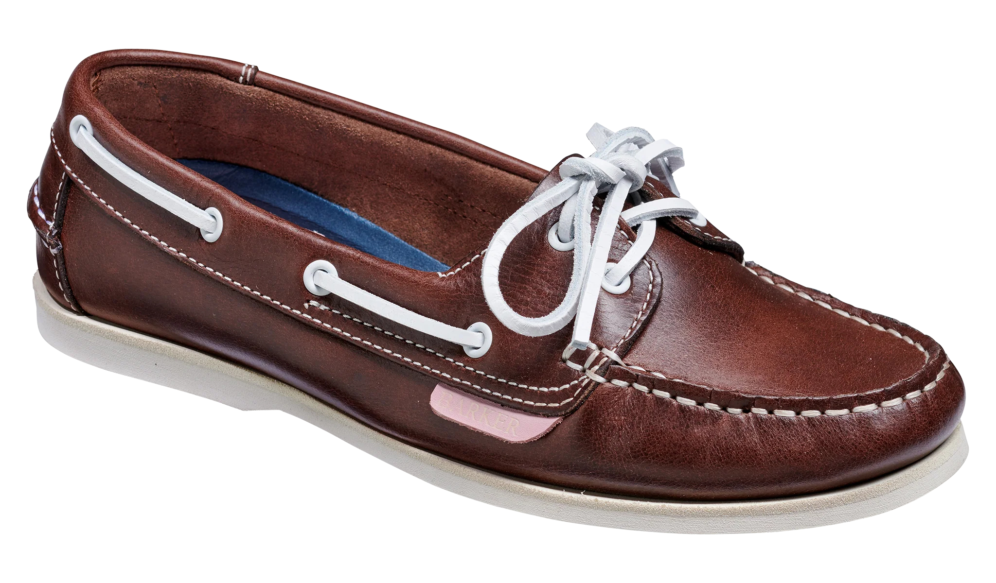 Cleo - Brown Calf Ladies Boat Shoes