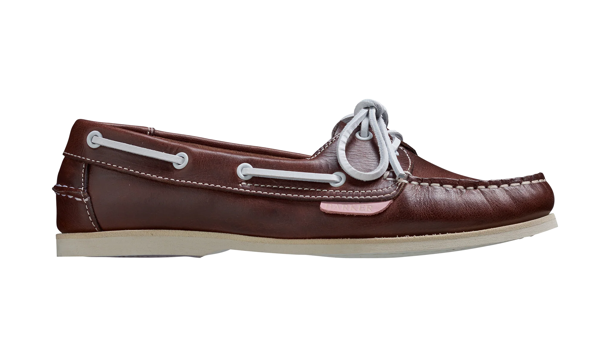 Cleo - Brown Calf Ladies Boat Shoes - Image 2