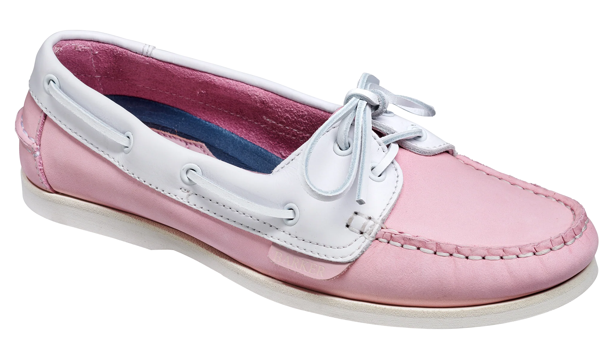 Cleo - Pink Calf Ladies Boat Shoes