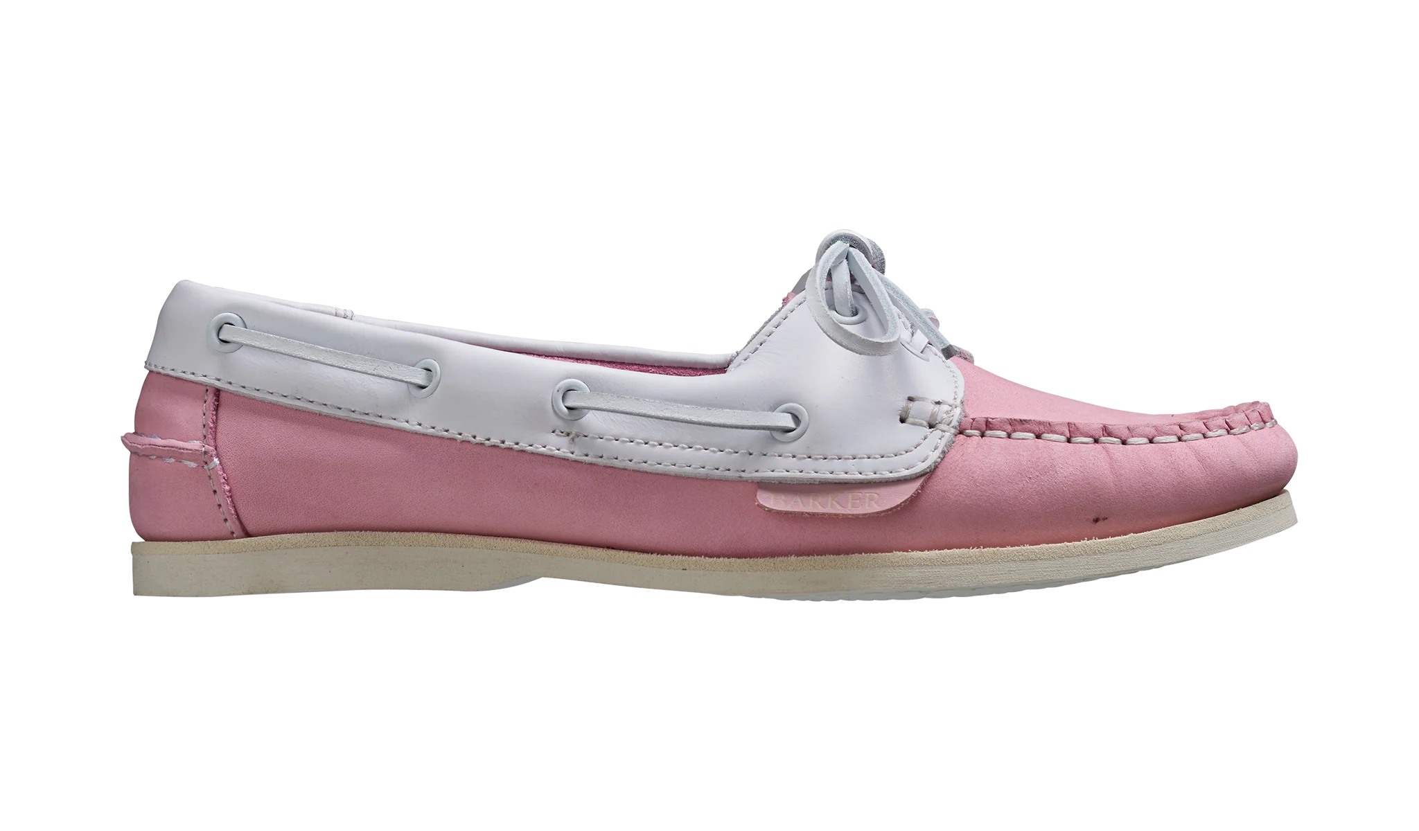 Cleo - Pink Calf Ladies Boat Shoes - Image 2