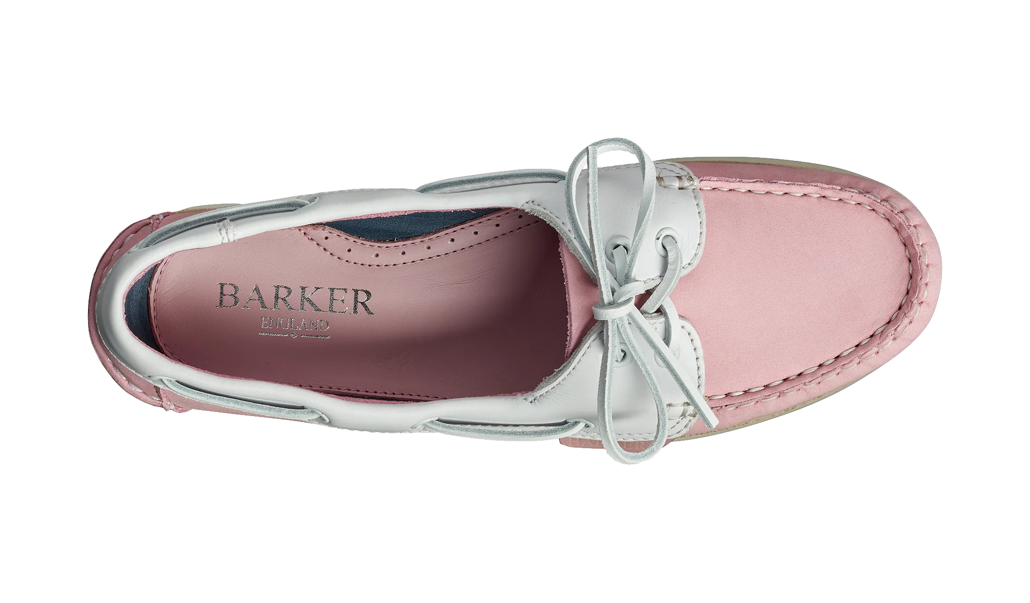 Cleo - Pink Calf Ladies Boat Shoes - Image 3