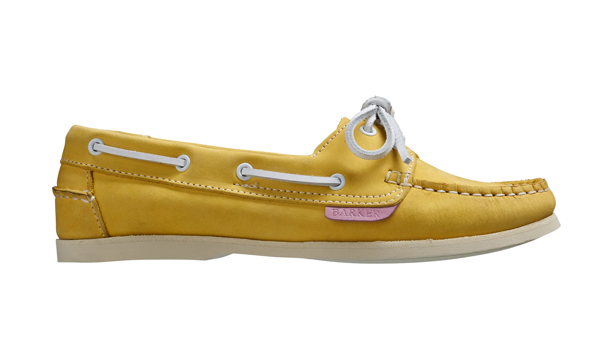 Cleo - Yellow Calf Ladies Boat Shoes - Image 2