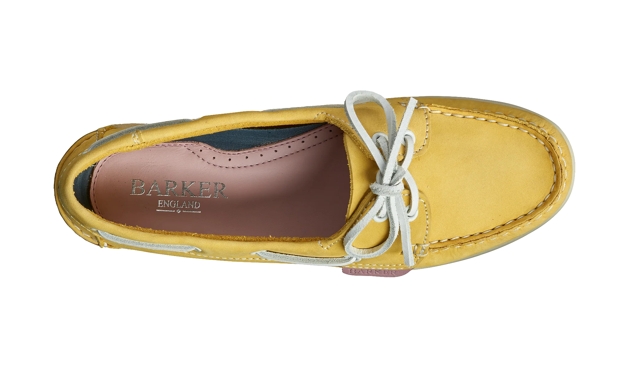 Cleo - Yellow Calf Ladies Boat Shoes - Image 3