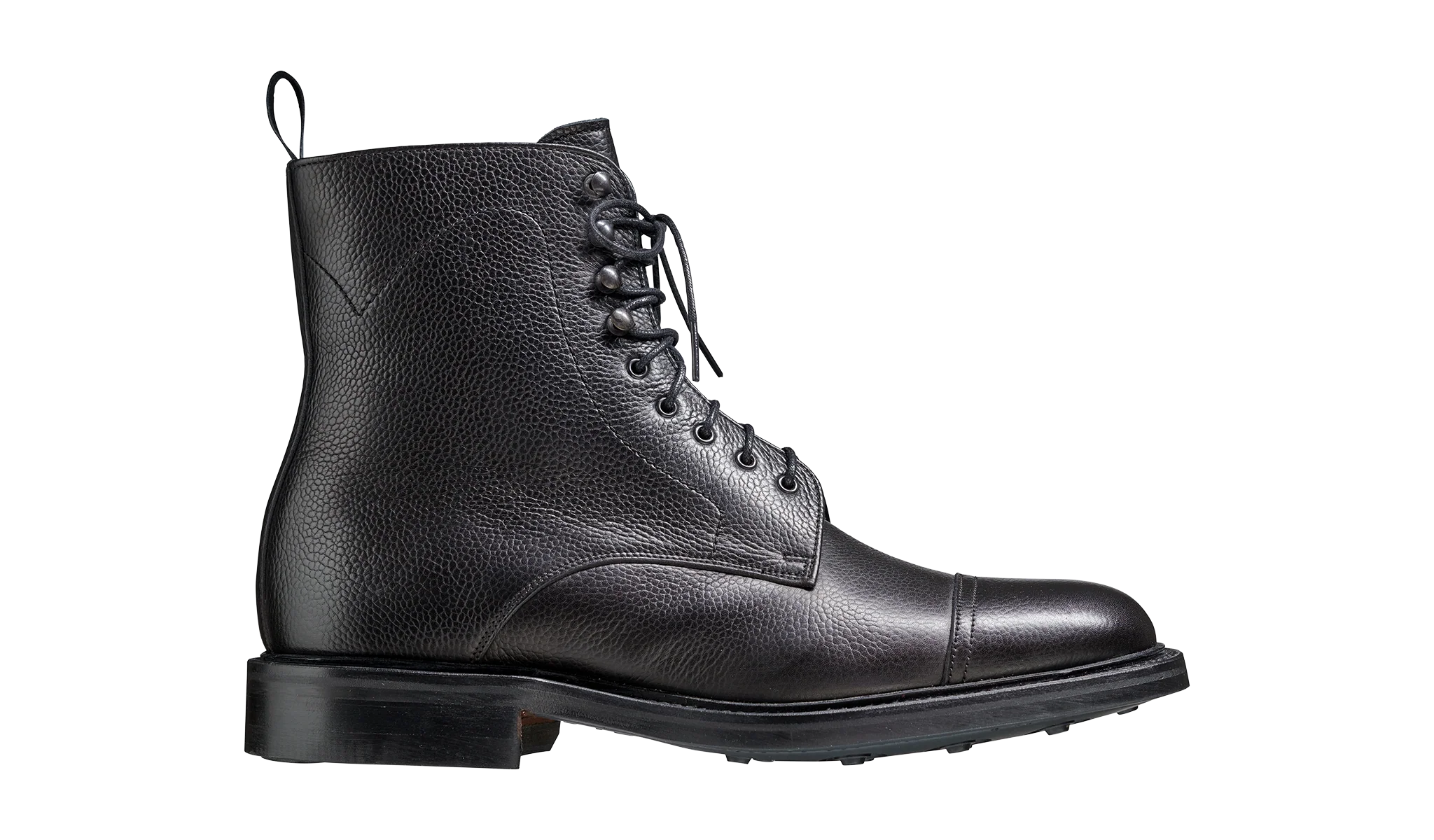 Donegal - Black Grain - Mens Top-cap Boot - Image 2