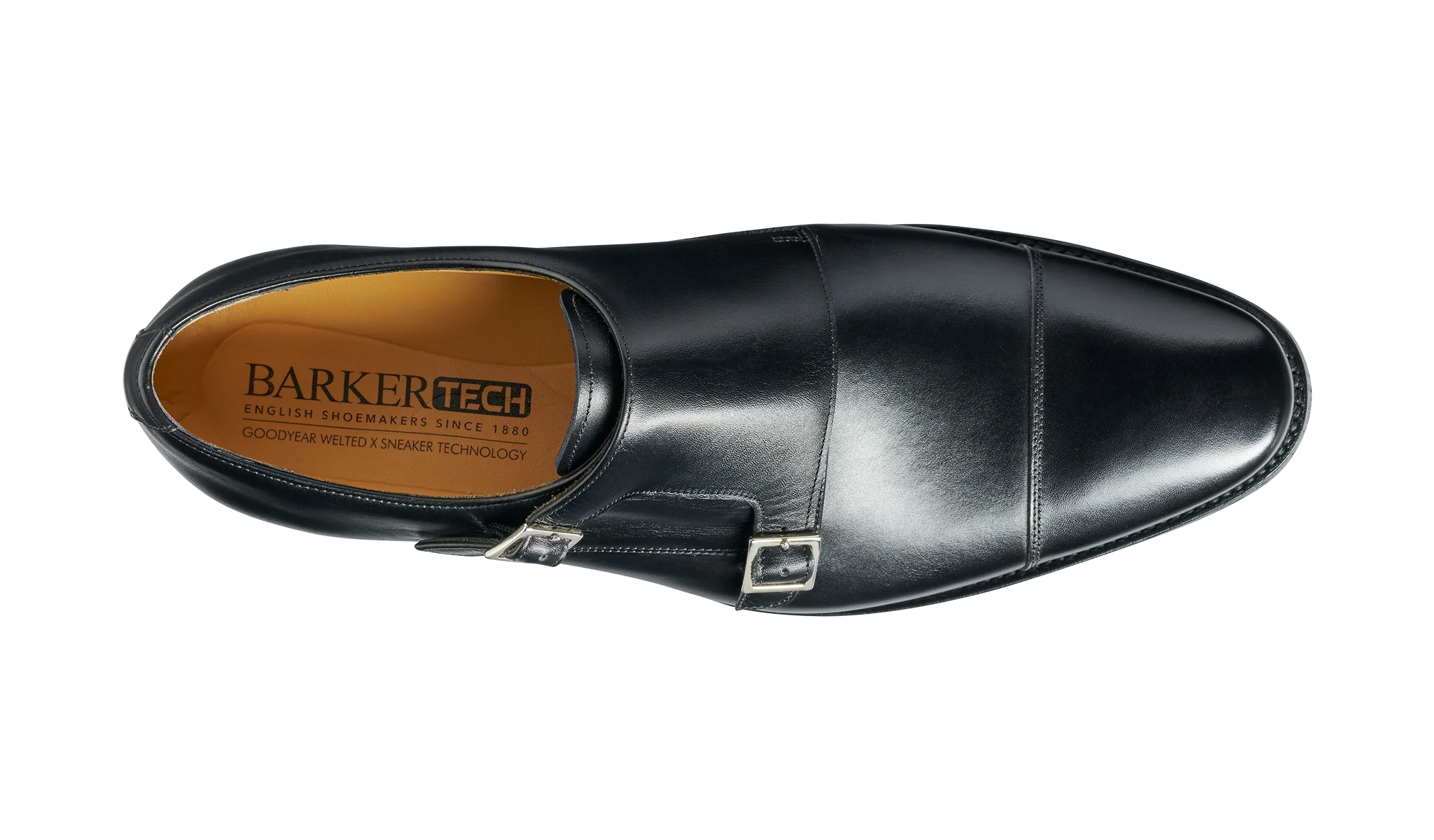 Edison - Black Calf - Monk Strap Shoe - Image 3
