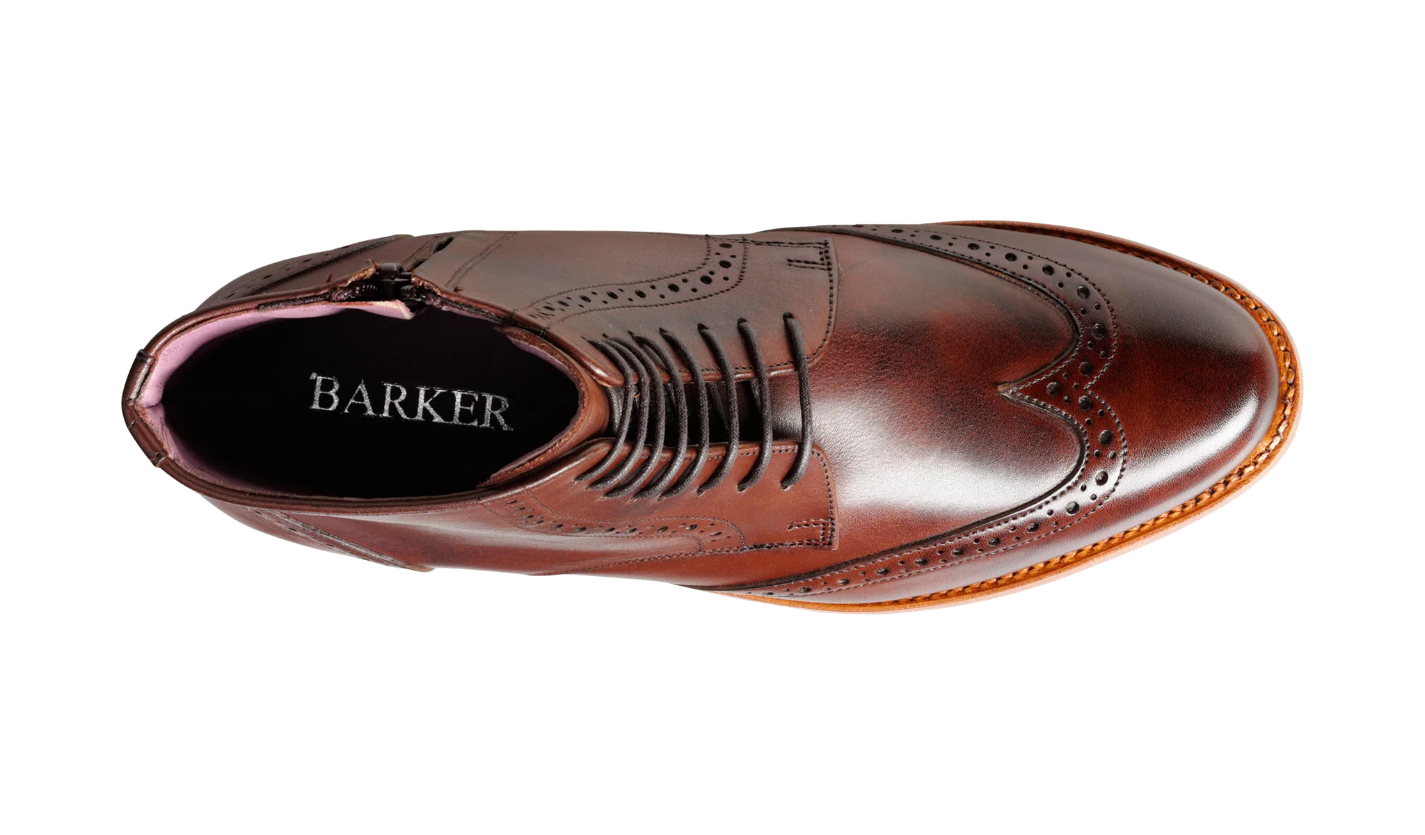Faye - Walnut Calf Leather Boot - Image 3