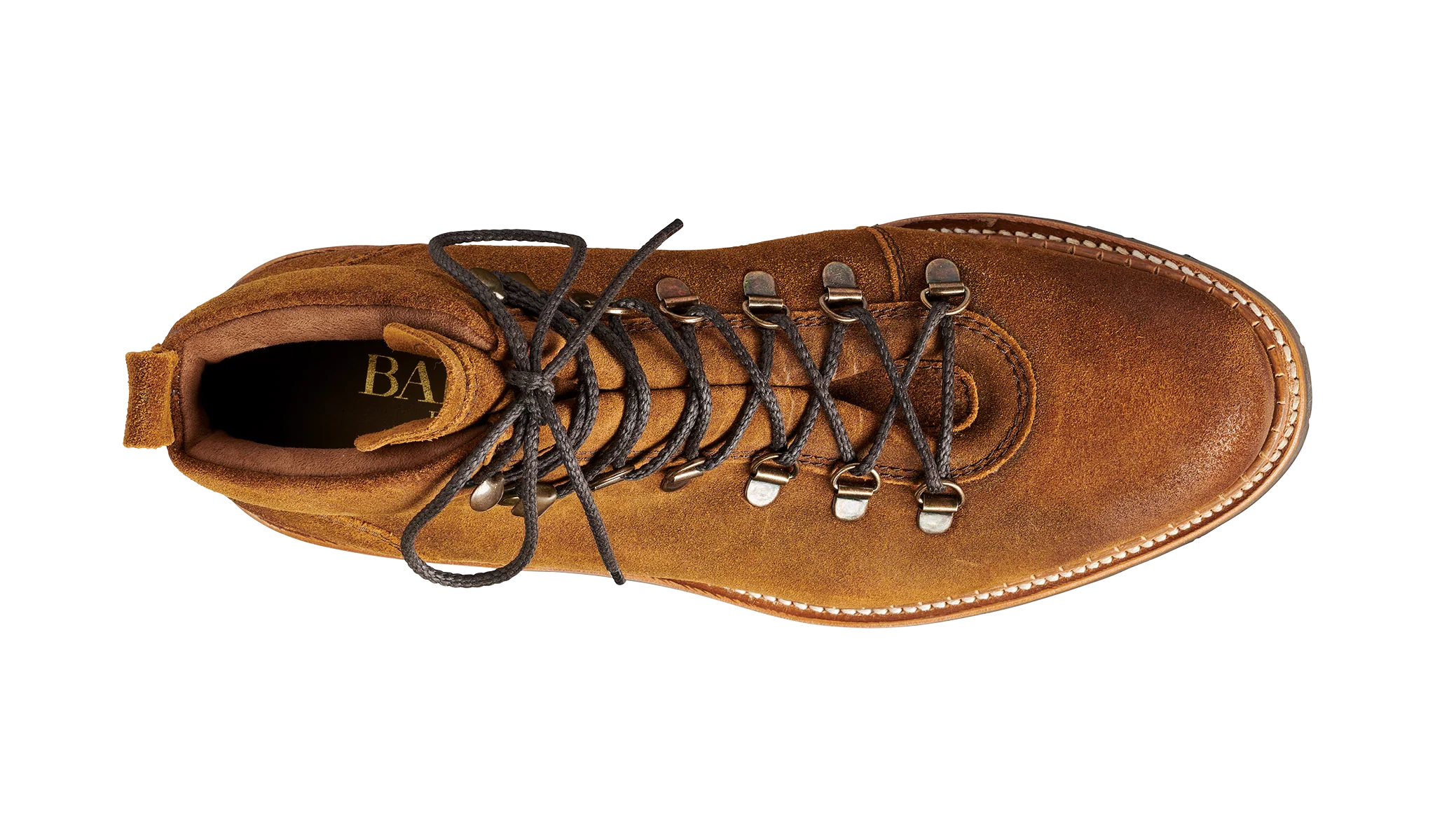 Glencoe - Tan Burnish Suede Mens Hiking Boot - Image 3