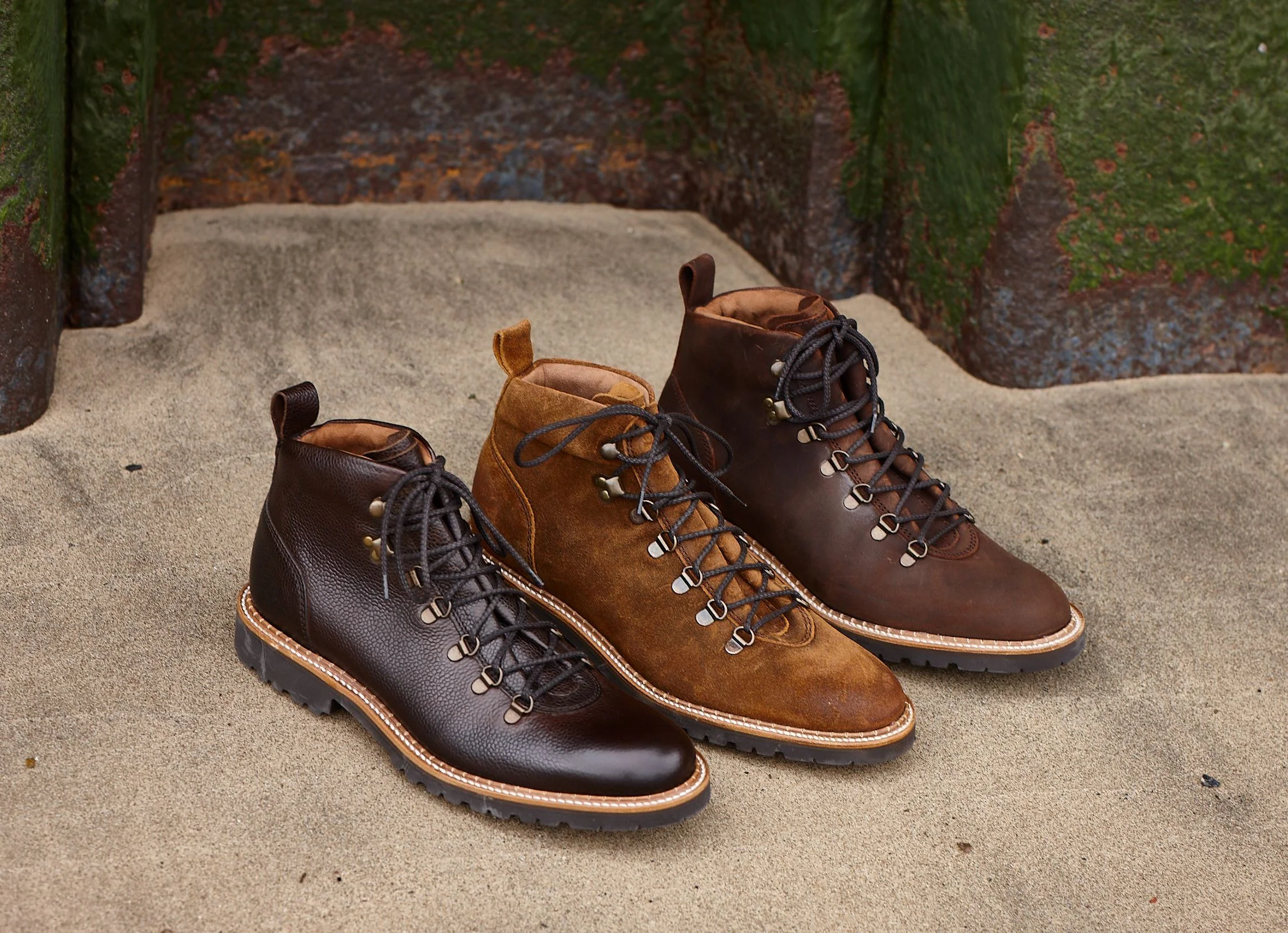 Glencoe - Tan Burnish Suede Mens Hiking Boot - Image 6