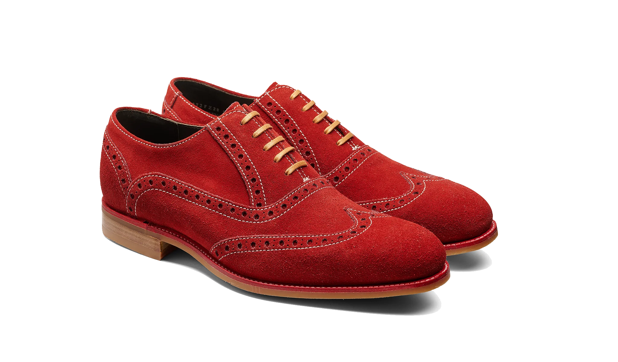 Grant - Red Grey Suede - Image 2