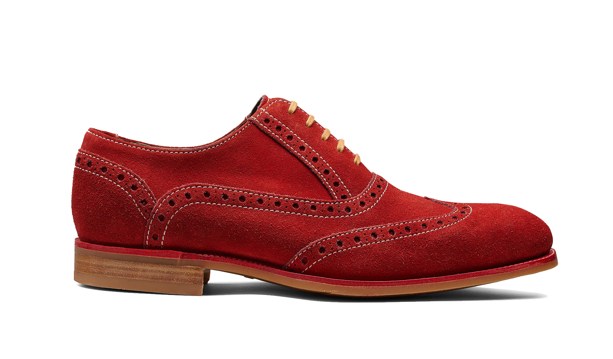 Grant - Red Grey Suede - Image 3
