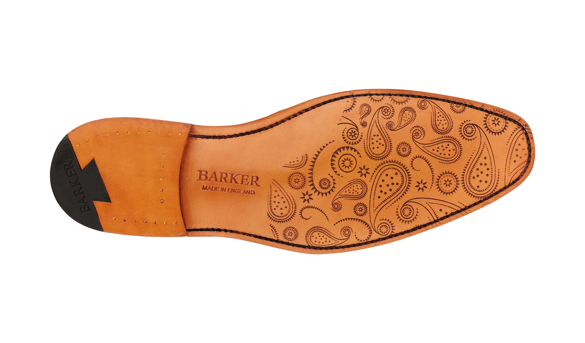 Haig - Cedar Calf / Blue Suede Toe Cap Derby Shoe - Image 4