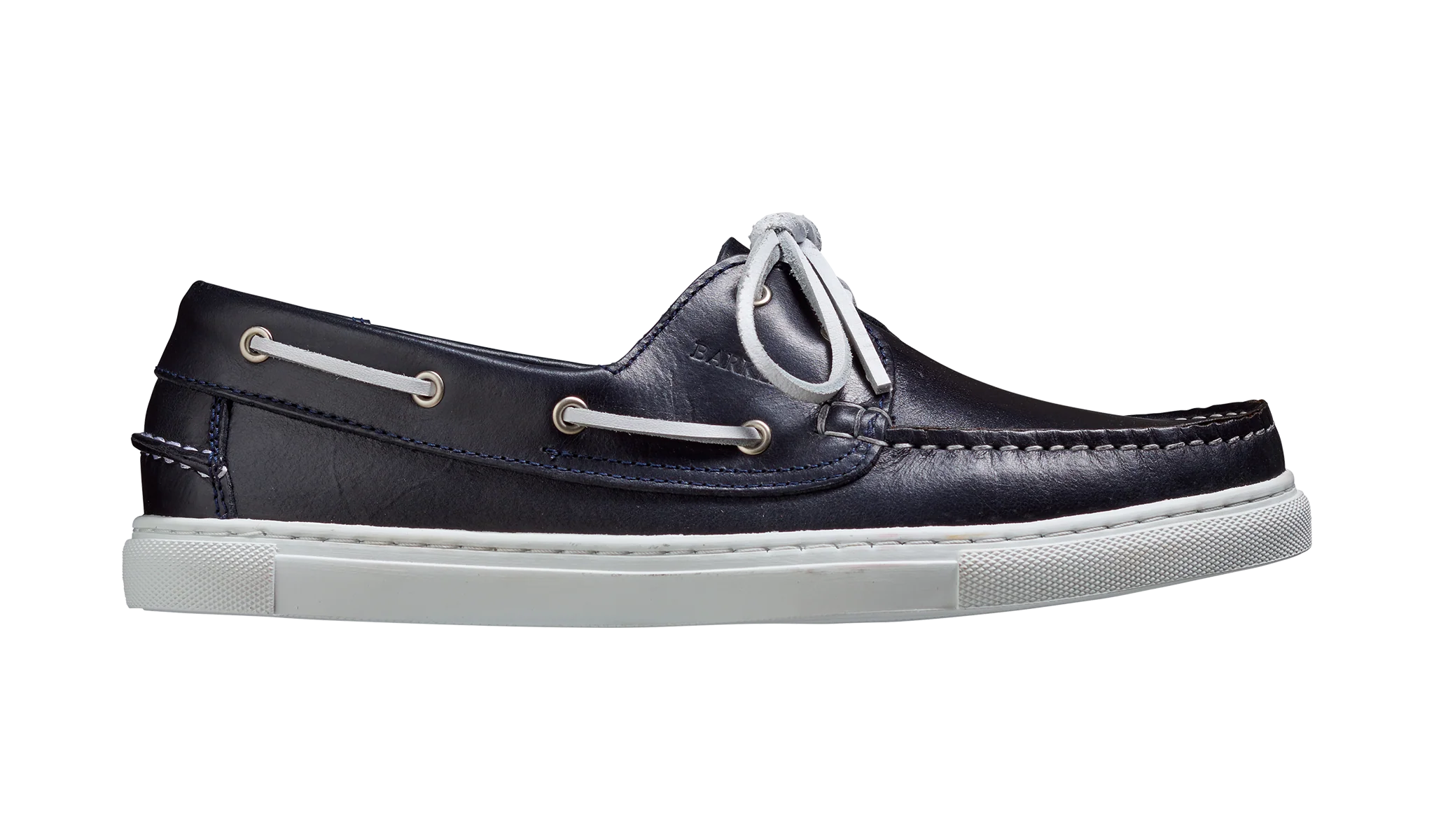 Henri - Navy Pull-Up Calf Deck or Boat shoe Mens - Image 2