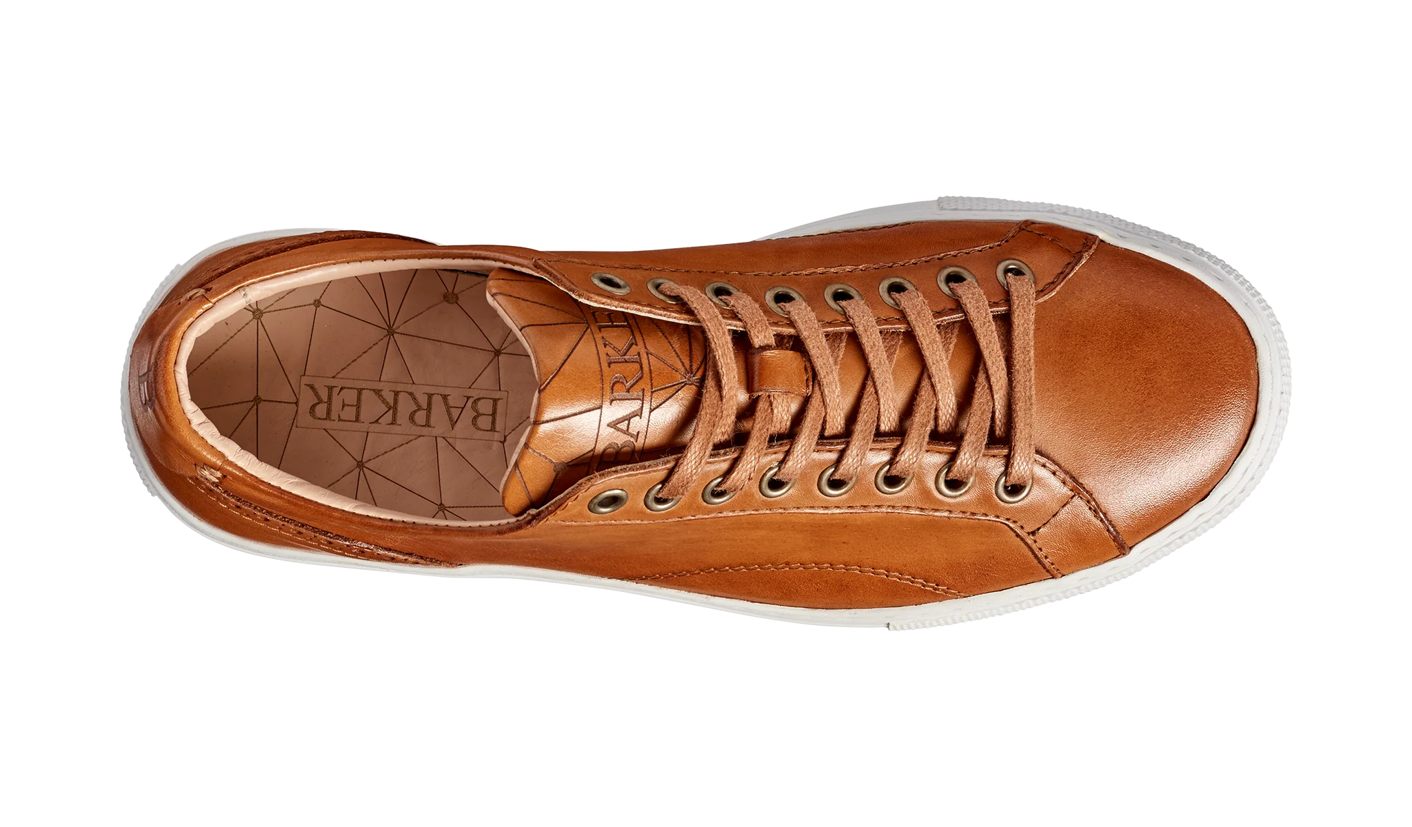 Isla - Cedar Calf Rubber Cup Sole Womens Sneaker - Image 3