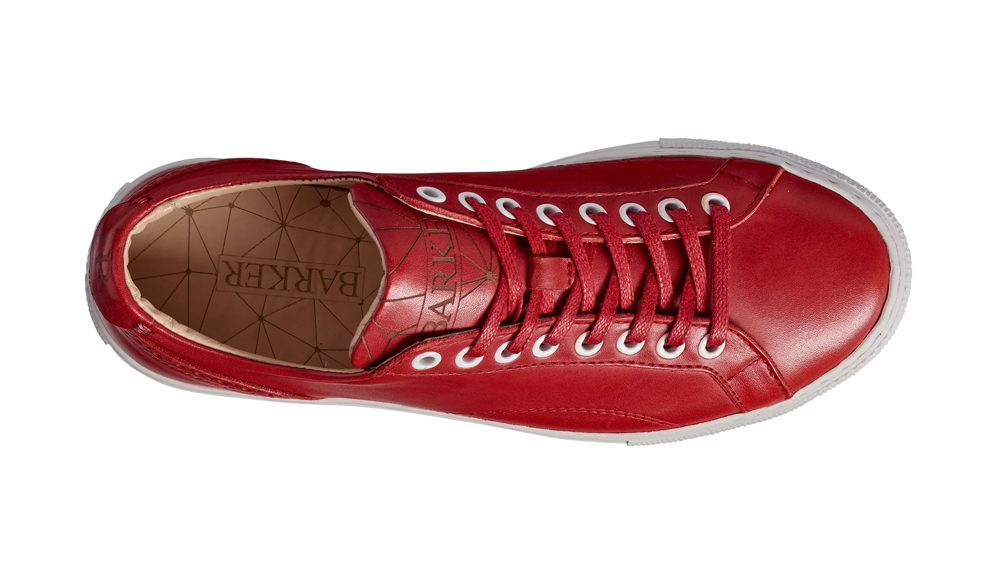 Isla - Red Calf Sneaker Shoe - Image 3