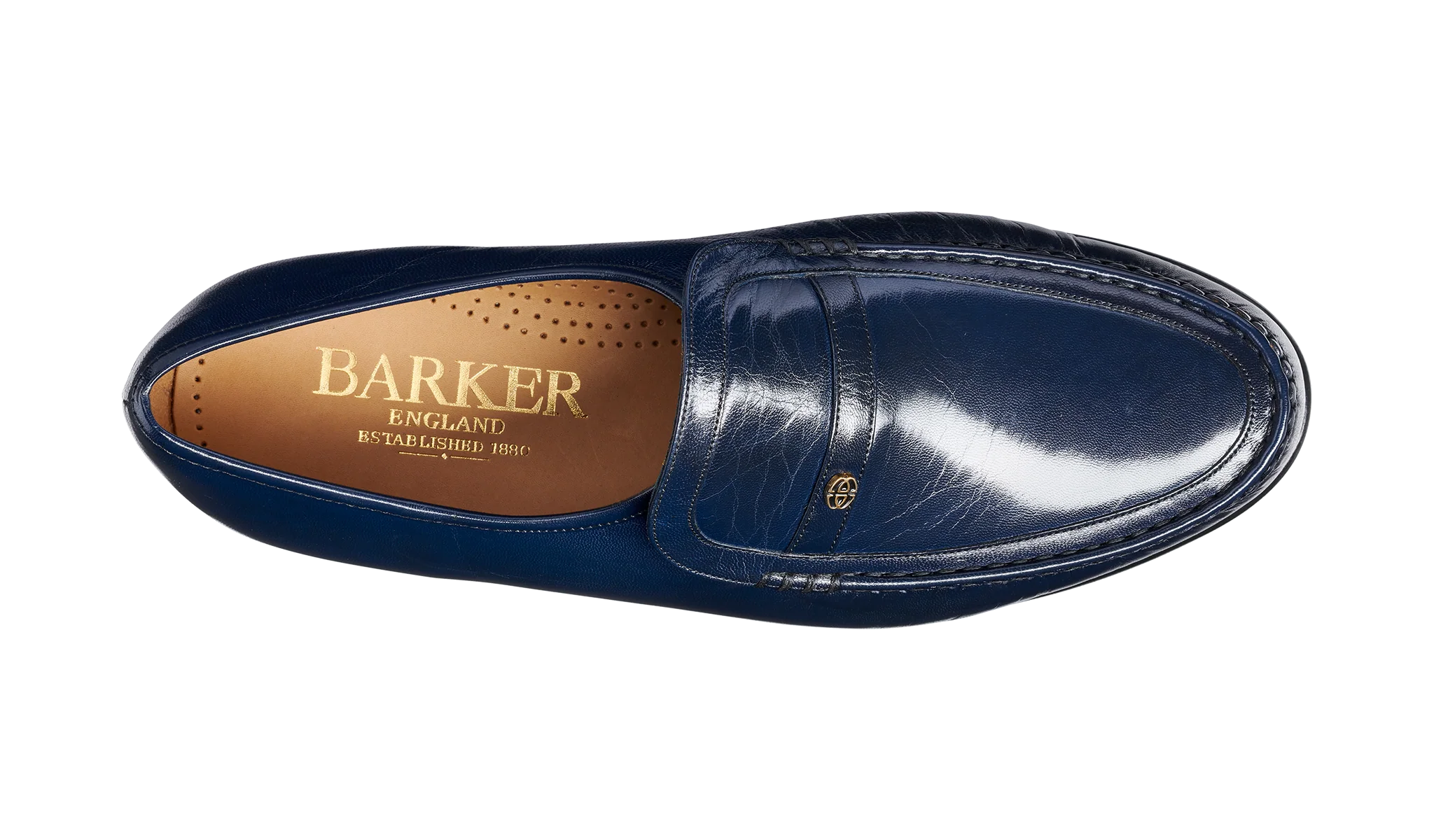 Jefferson - Navy Kid Loafer - Image 3
