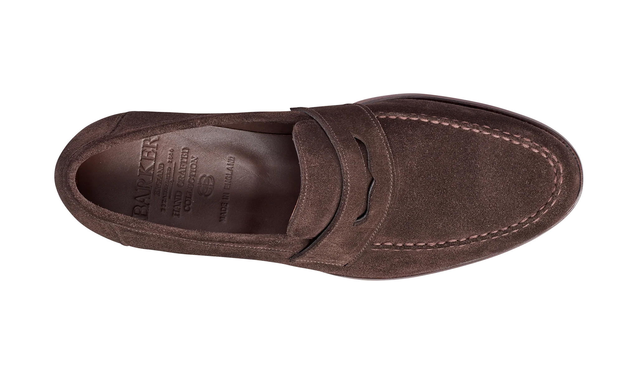 Jevington - Bitter Choc Suede Loafer - Image 3