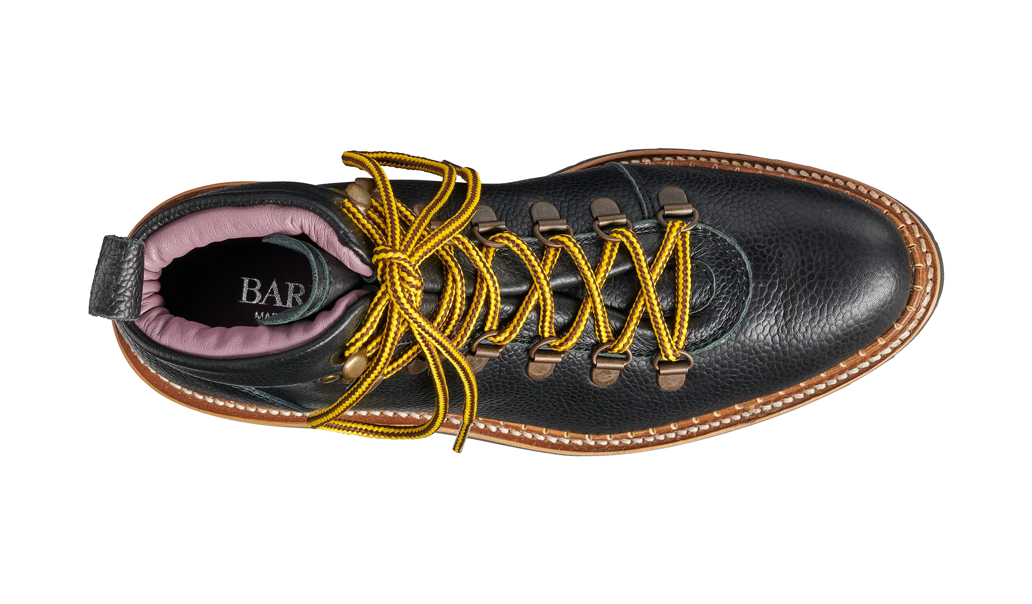 Julie - Black Grain Hiking Boot - Image 3