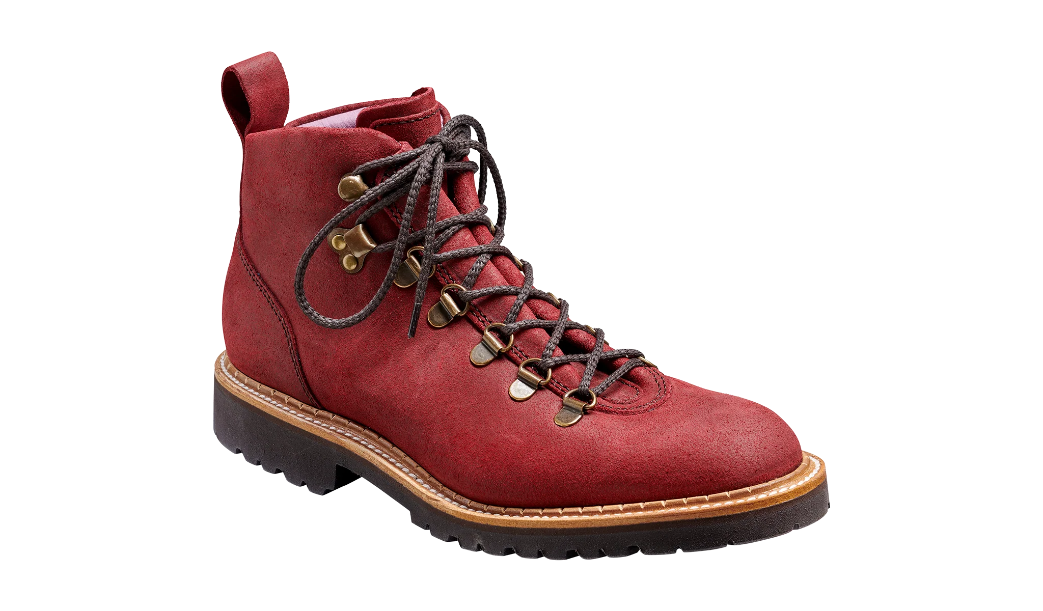 Julie - Plum Waxy Hiker Boot Womens - Image 4