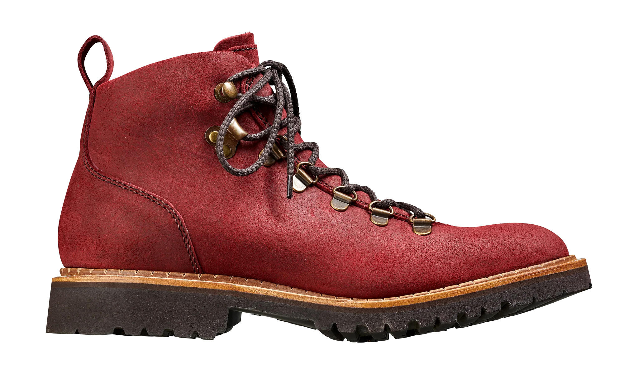Julie - Plum Waxy Hiker Boot Womens - Image 5