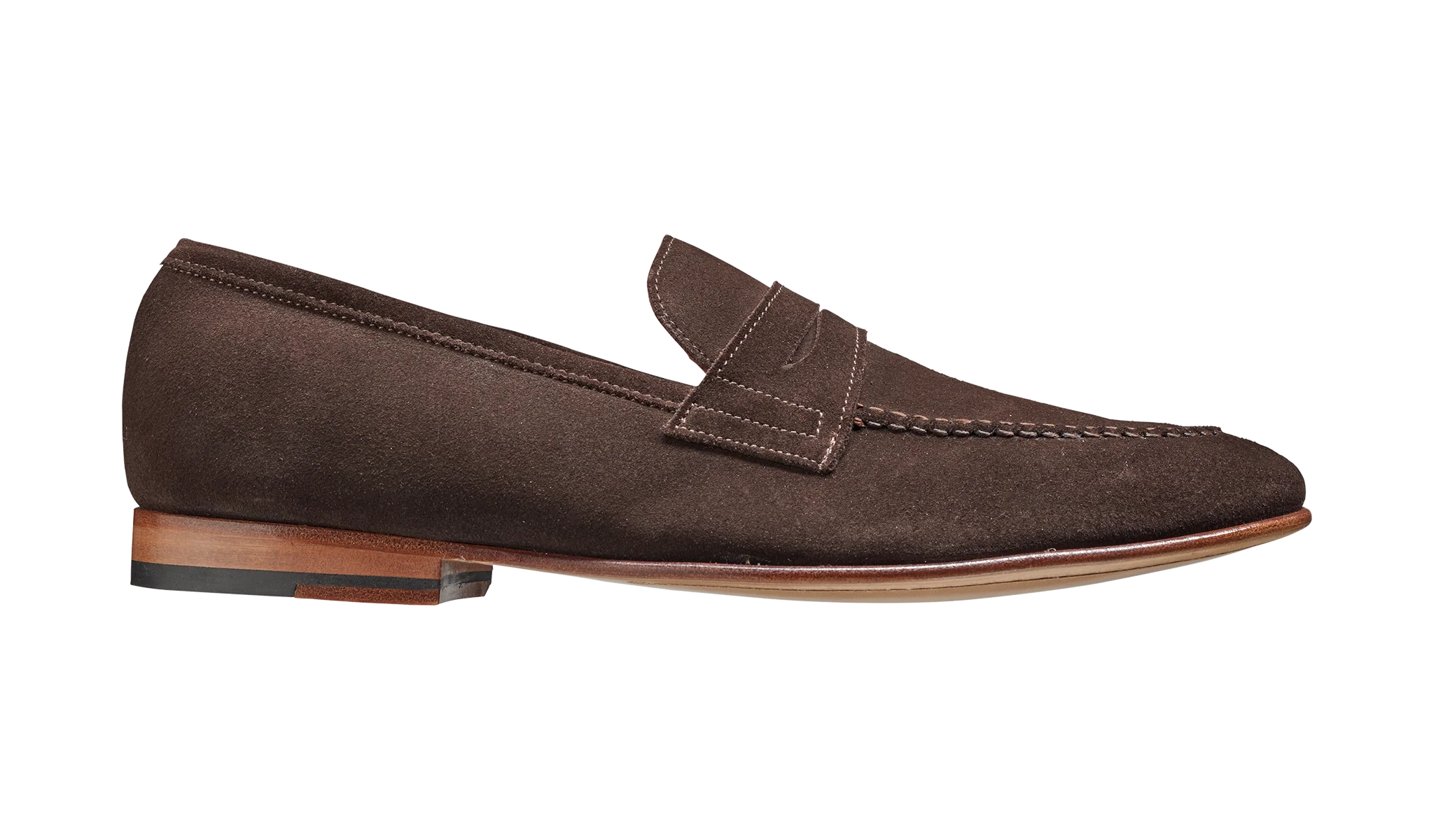 Ledley - Bitter Choc Suede Loafer - Image 2
