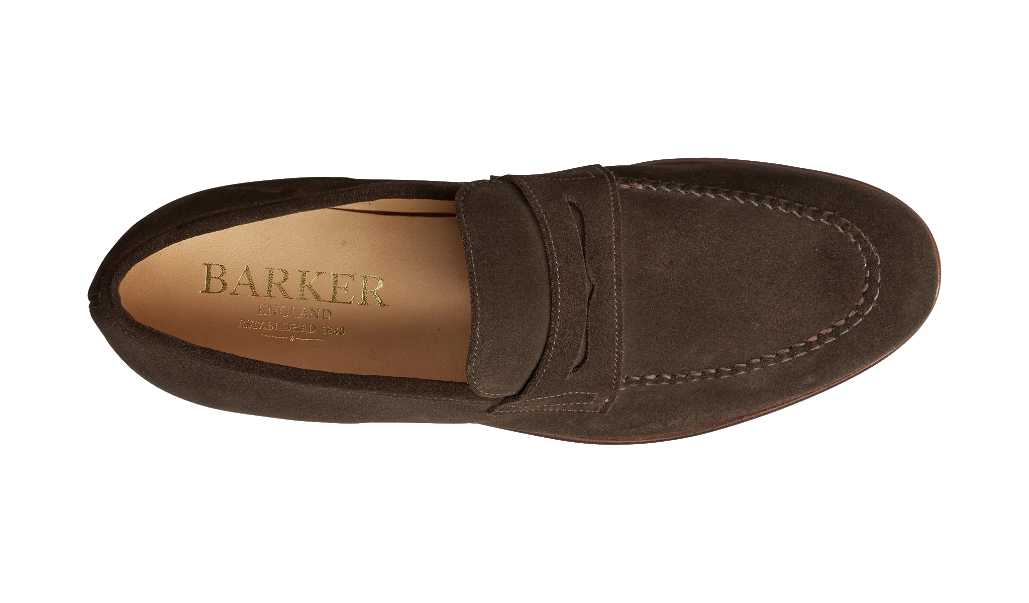 Ledley - Bitter Choc Suede Loafer - Image 3