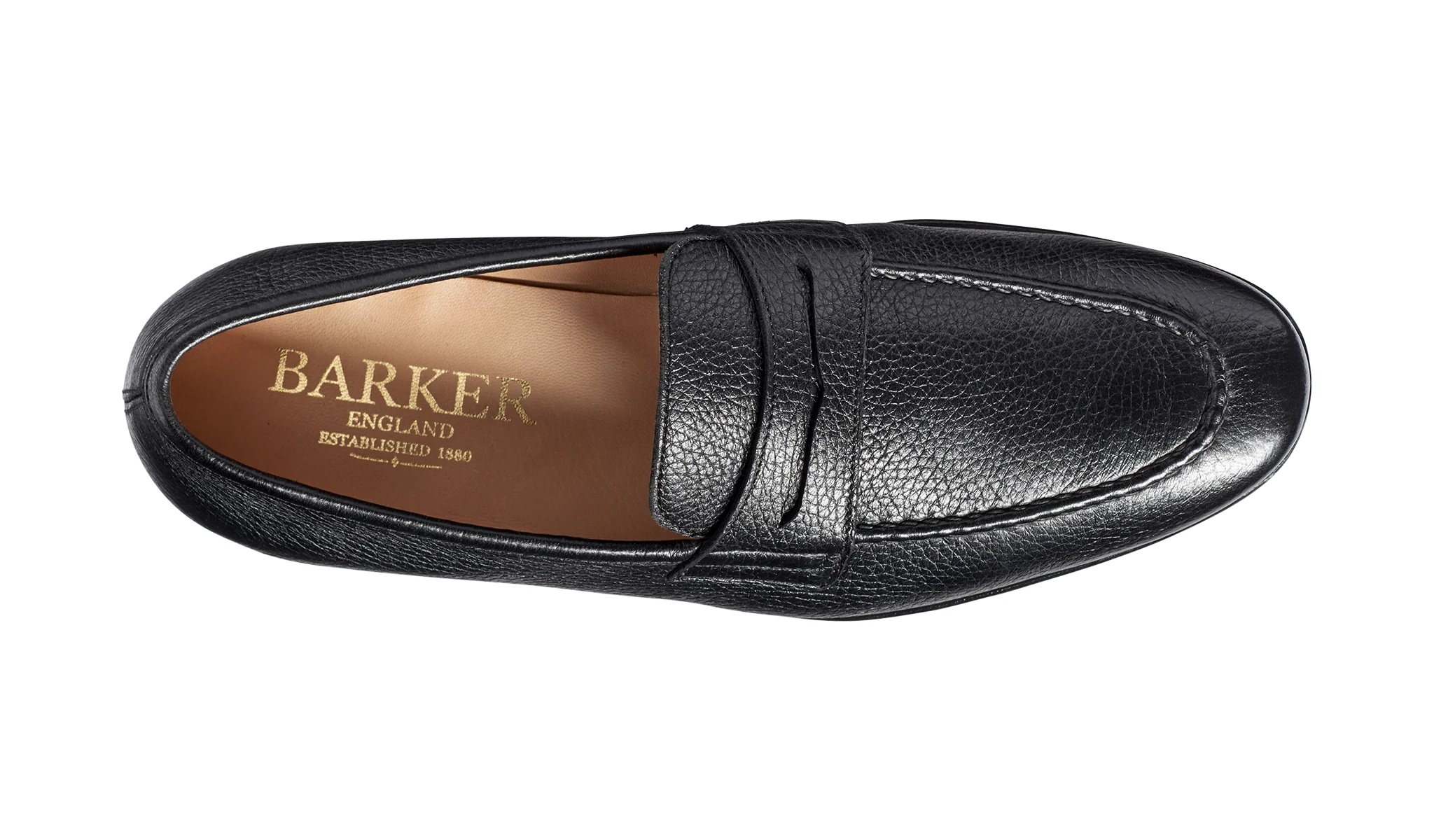 Ledley - Black Deerskin Loafer - Image 3