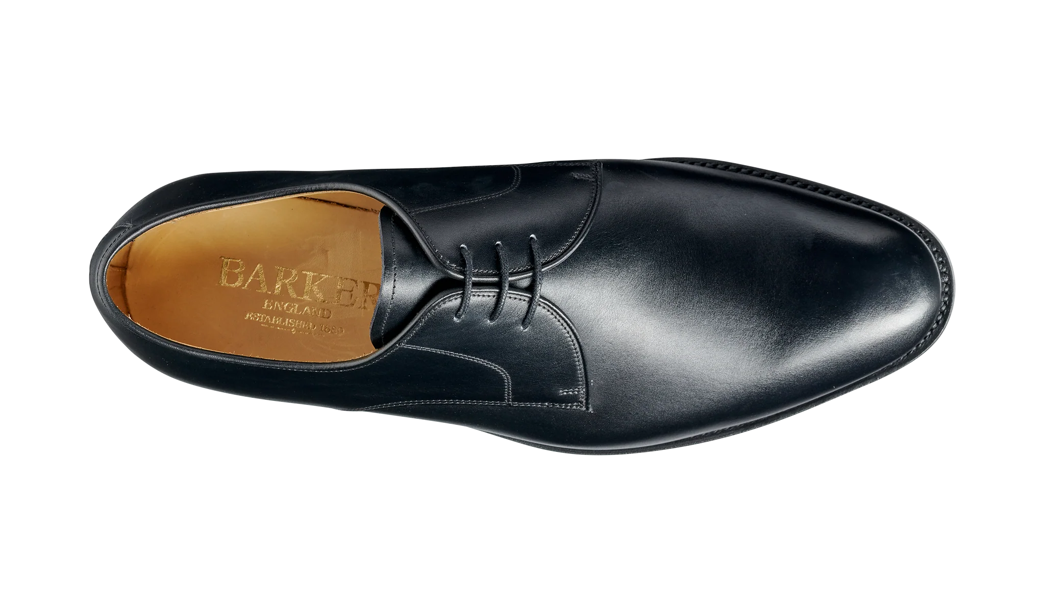 March - Black Calf Derby Shoe - Image 2