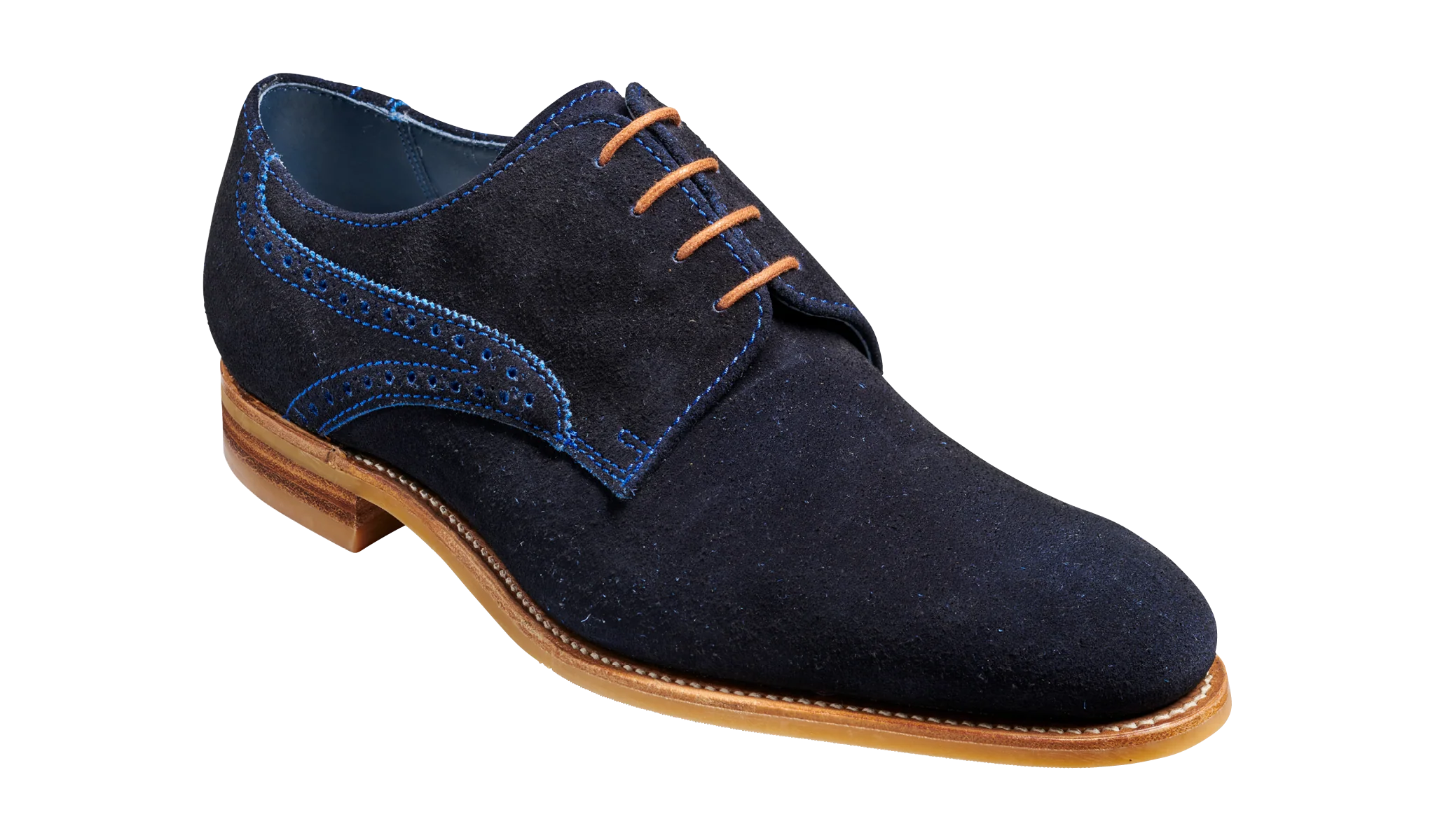 Mason - Navy Cut Through Suede