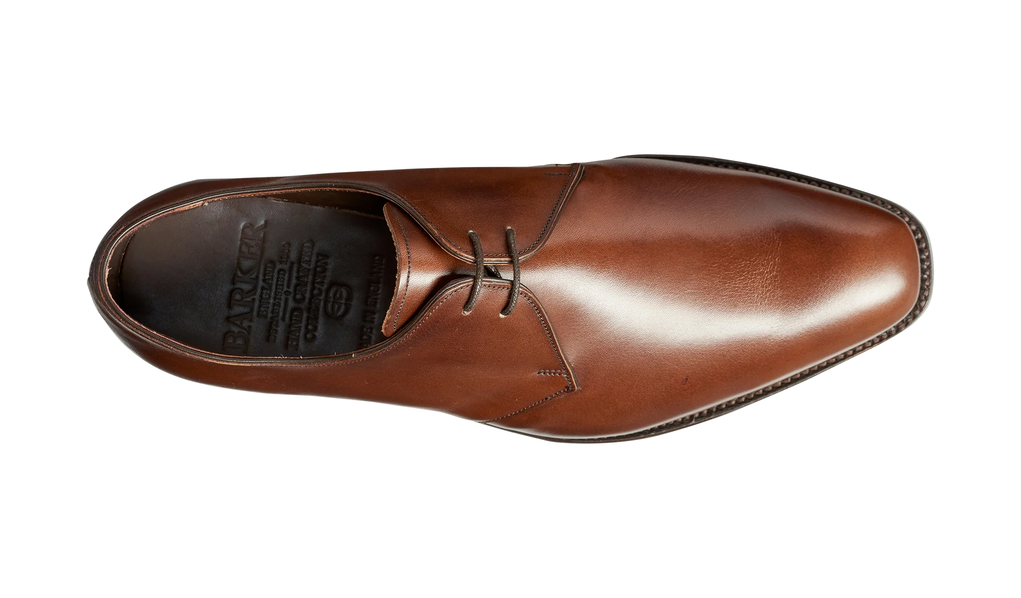 Matlock - Dark Walnut Calf Derby Shoe - Image 3