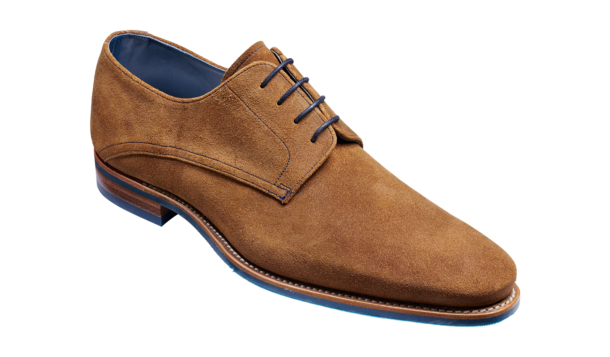 Max - Tan Burnished Suede Derby Shoe