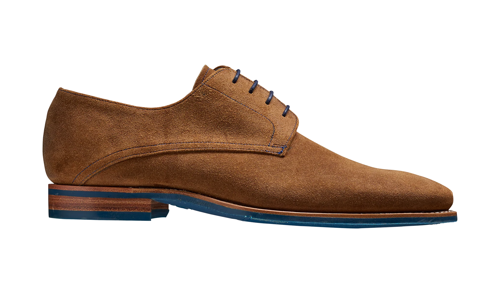 Max - Tan Burnished Suede Derby Shoe - Image 2