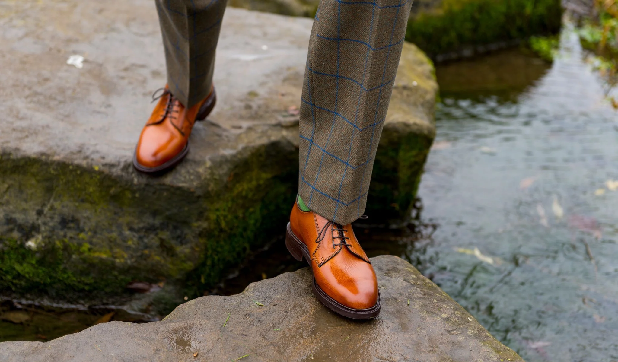 Nairn - Black Calf Mens Derby Shoes - Image 5