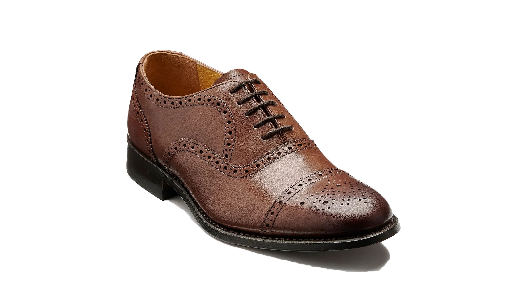 Oxford Brogue - Dark Tan Calf