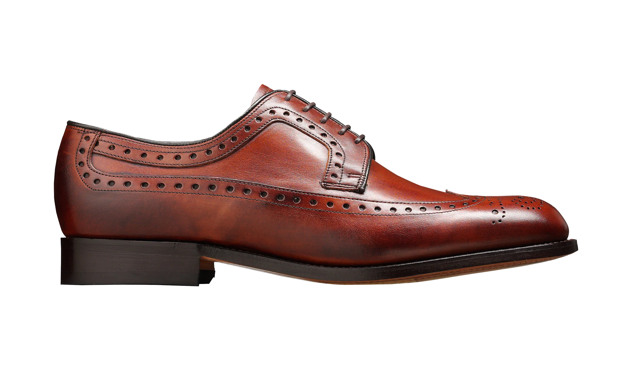 Portrush - Walnut Calf Wingtip Derby - Image 2
