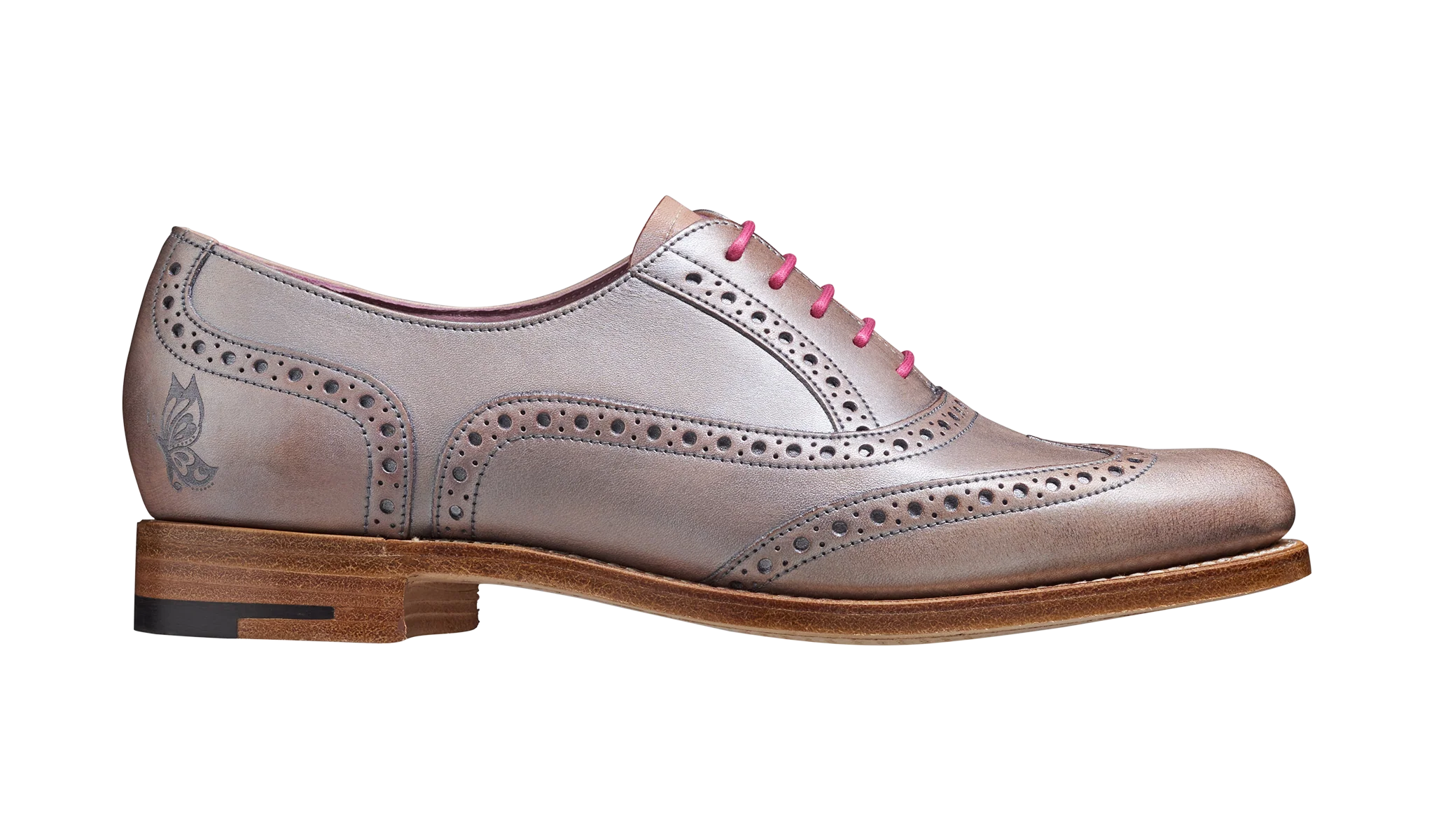 Santina ��� Lilac / Silver Hand Painted - Image 2