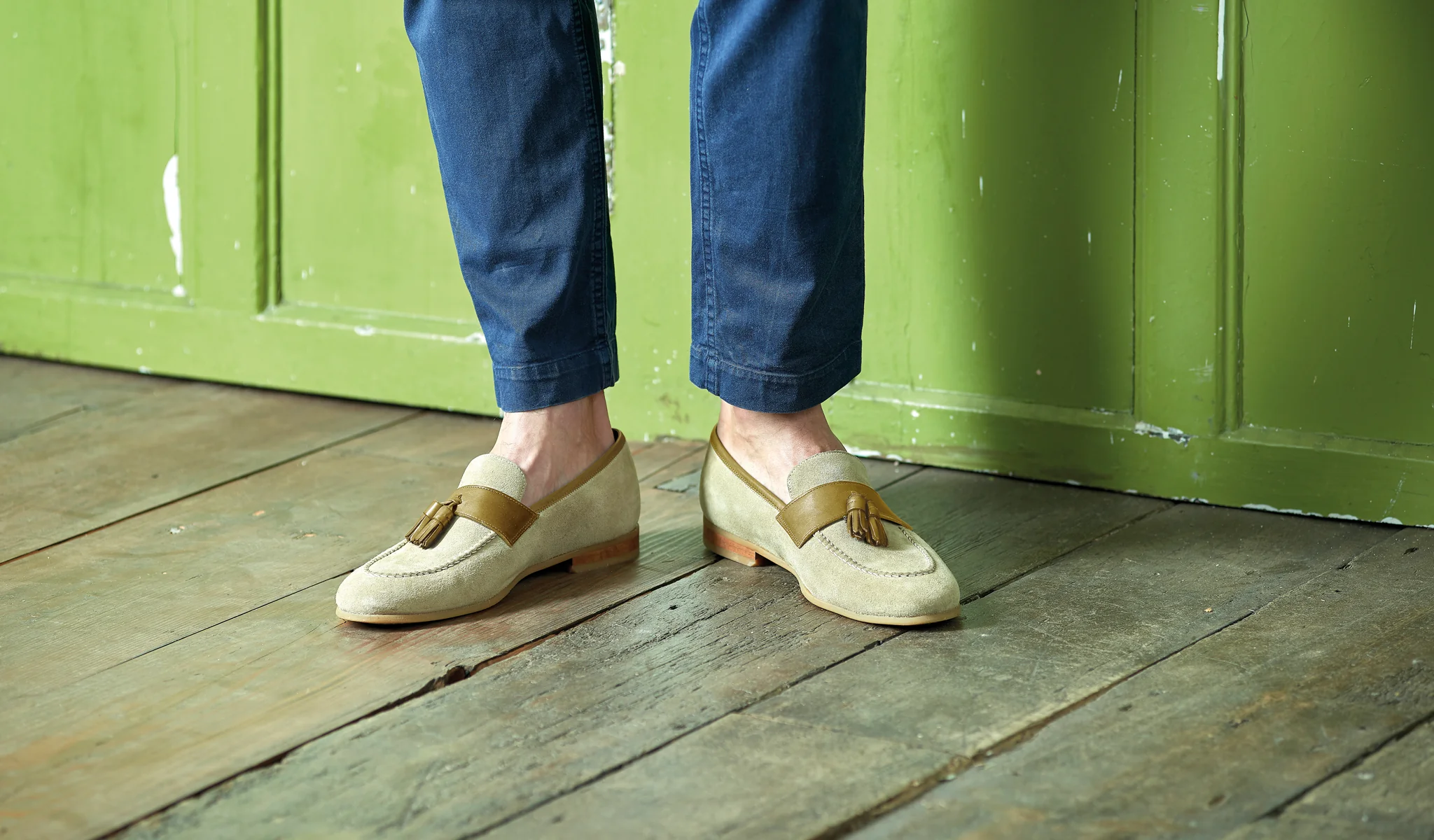Selby - Dark Navy Suede Loafer - Image 5