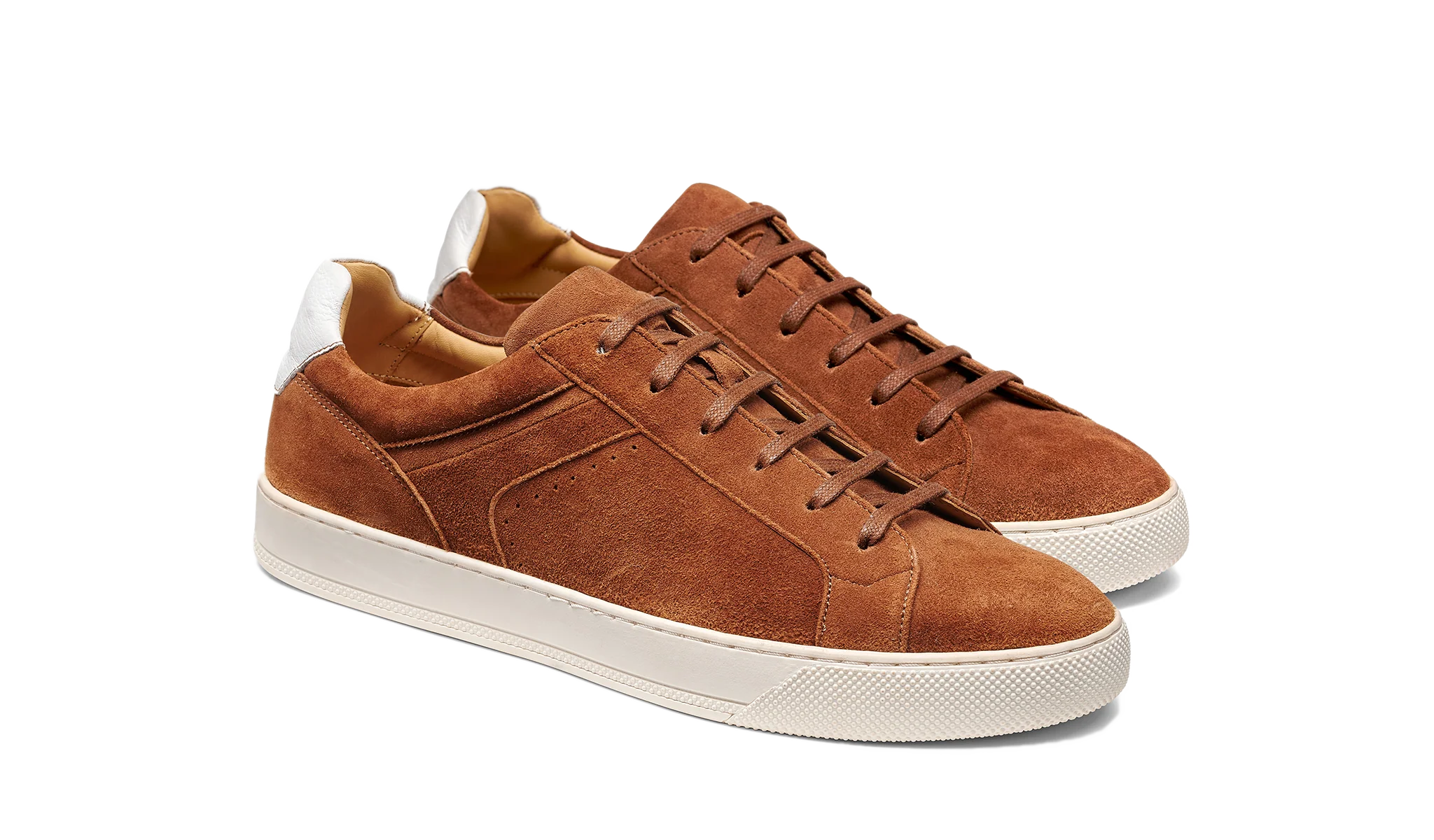 Skylar - Camel Suede White - Image 3