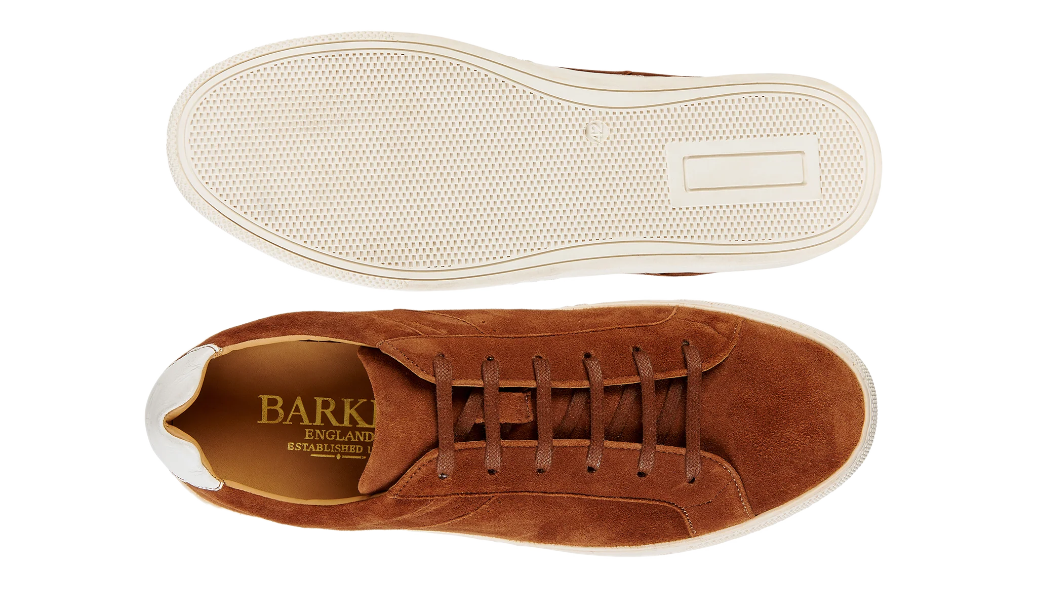 Skylar - Camel Suede White - Image 4