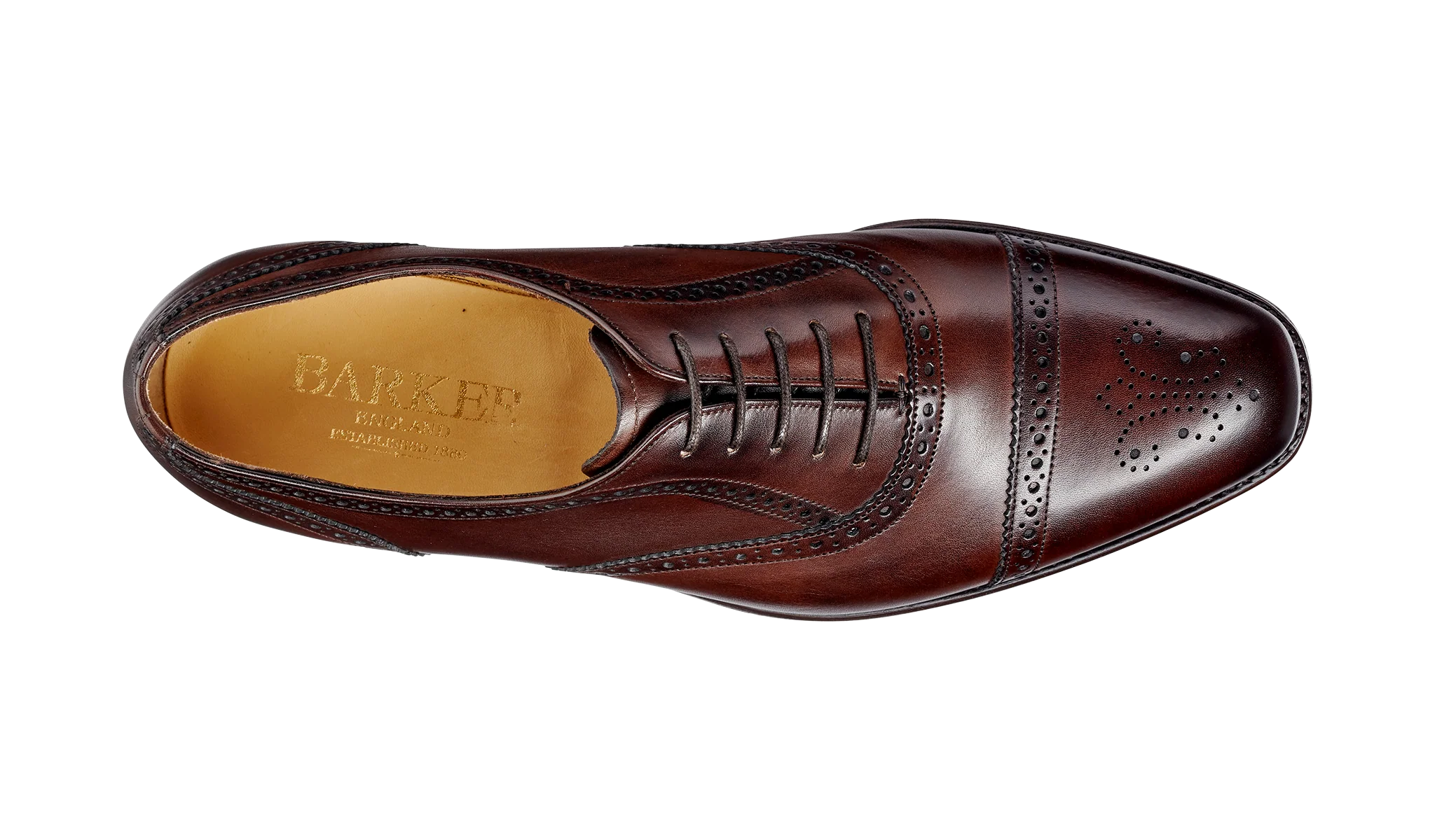 St Ives - Dark Walnut Oxford Shoe - Image 3