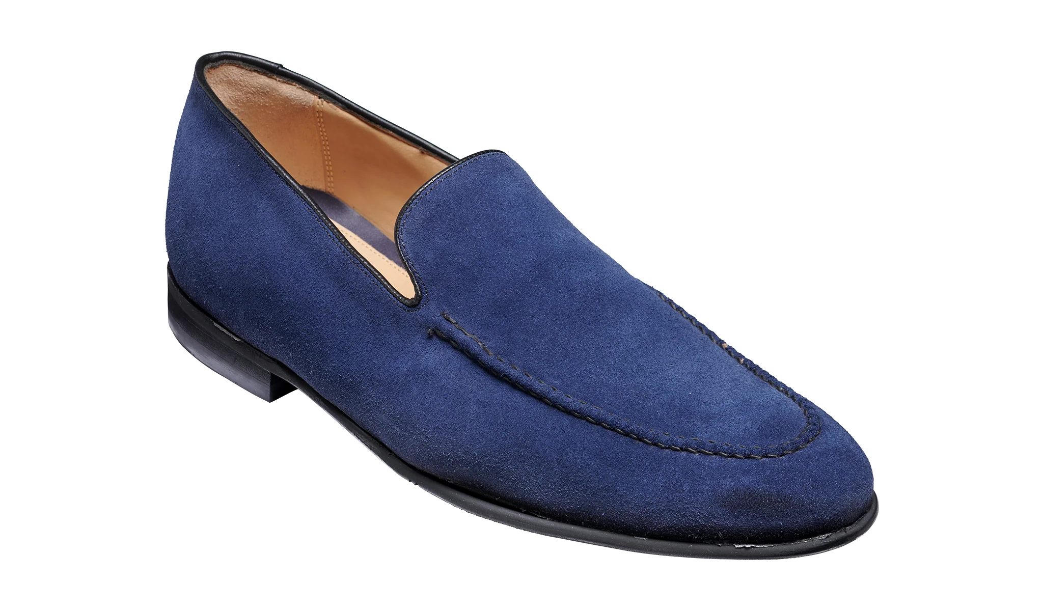 Swanage - Dark Navy Suede Loafer
