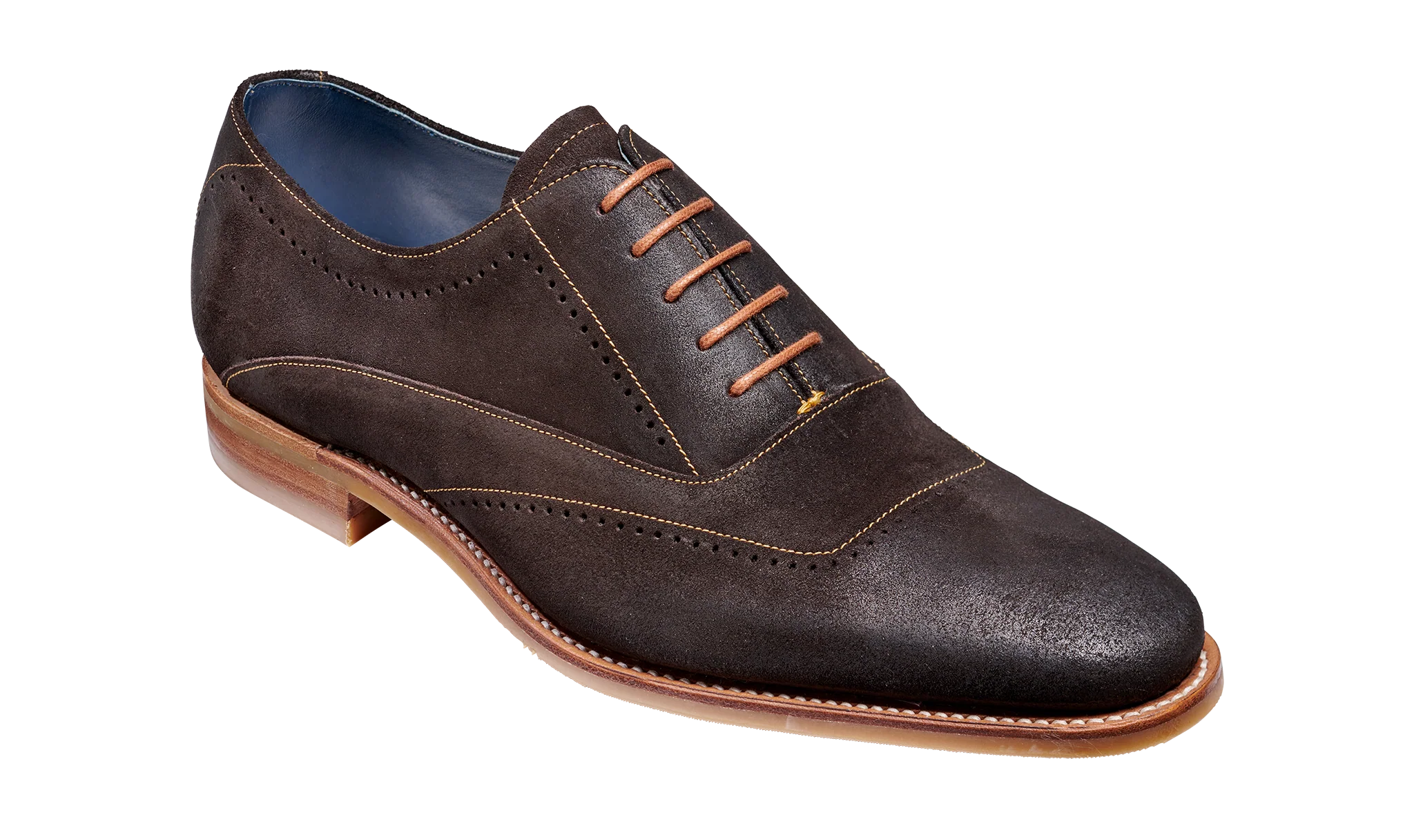 Thomas - Bitter Choc Suede Oxford
