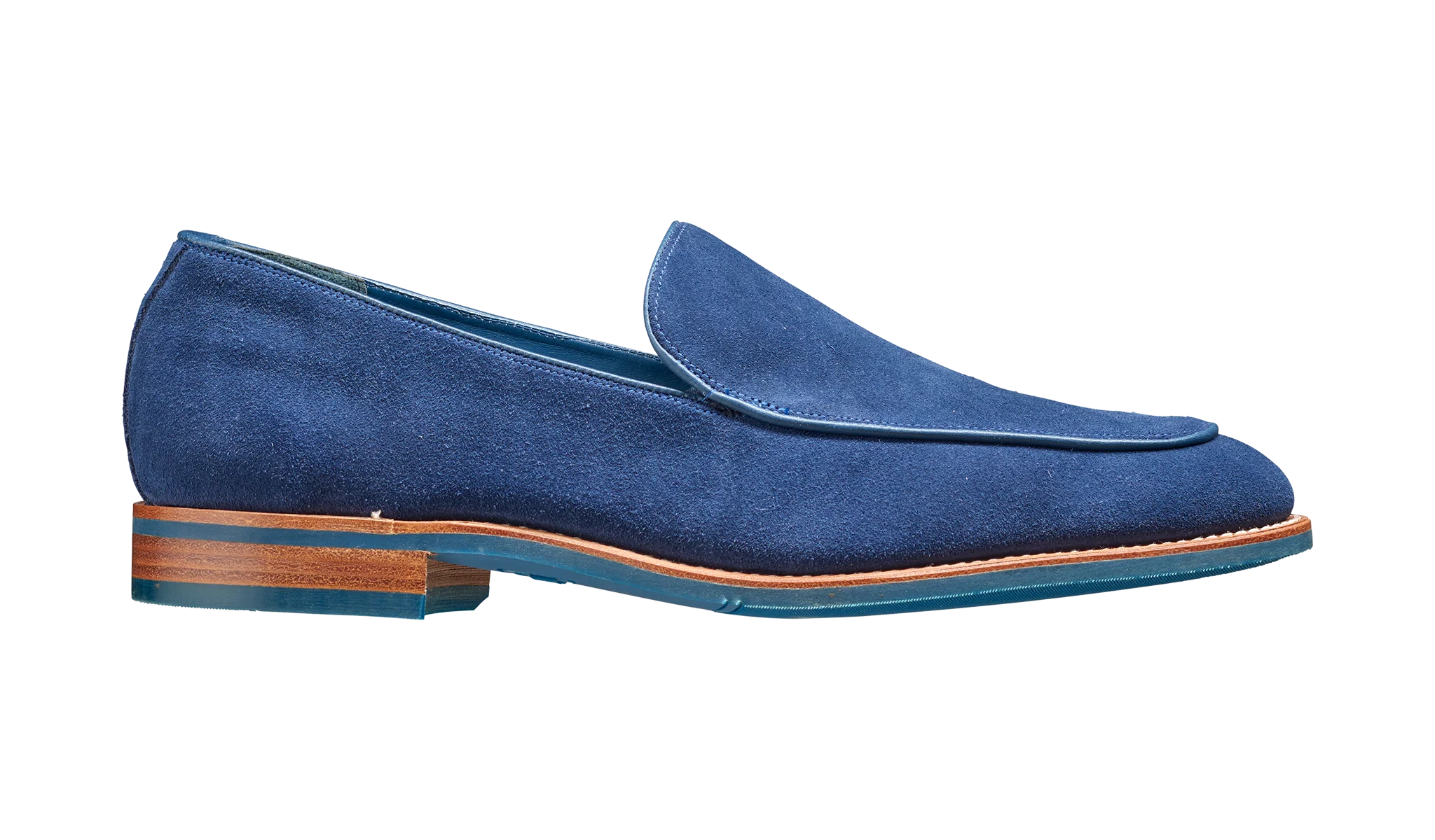 Toledo - Pacific Blue Suede Loafer - Image 2