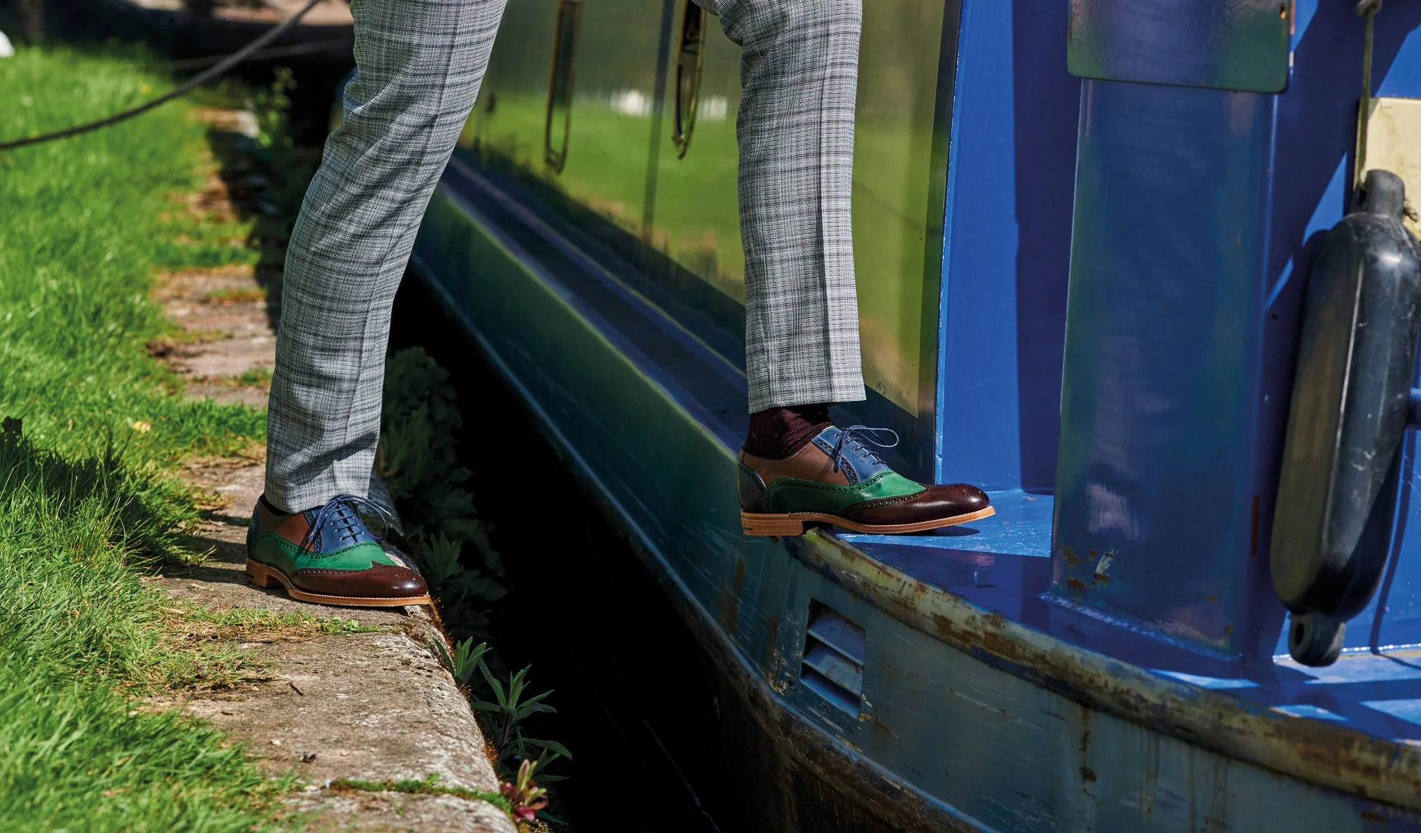 Valiant Multi - Multi Coloured Oxford Brogue - Image 5